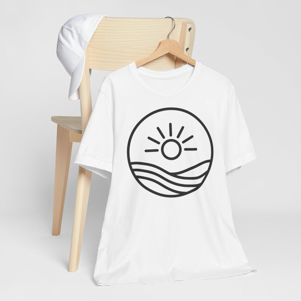 Sunrise Waves T-Shirt – Minimal Beach