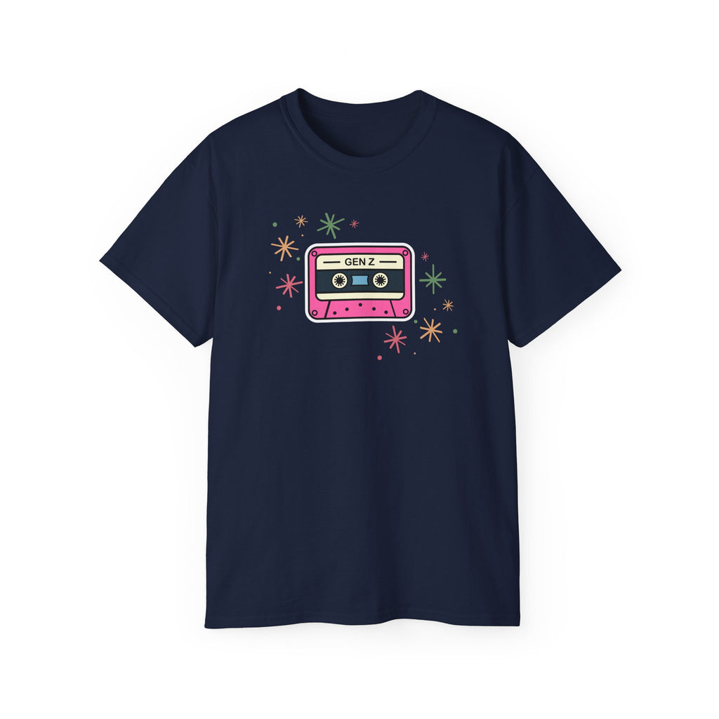 Cassette Tape Tee — 'GEN Z' Retro 90s Vintage Graphic T-Shirt