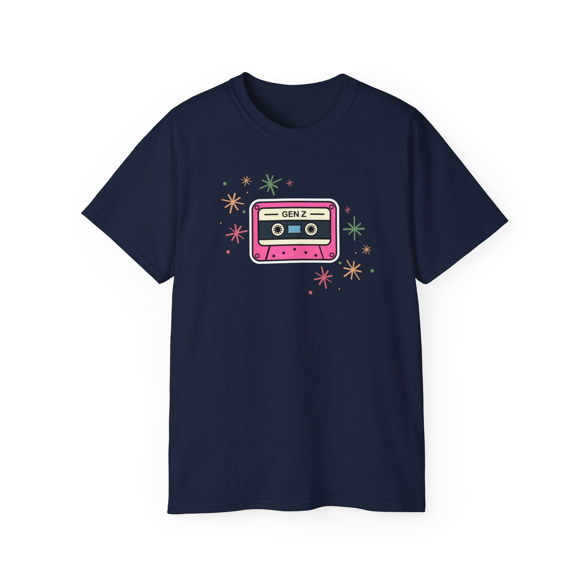 Cassette Tape Tee — 'GEN Z' Retro 90s Vintage Graphic T-Shirt