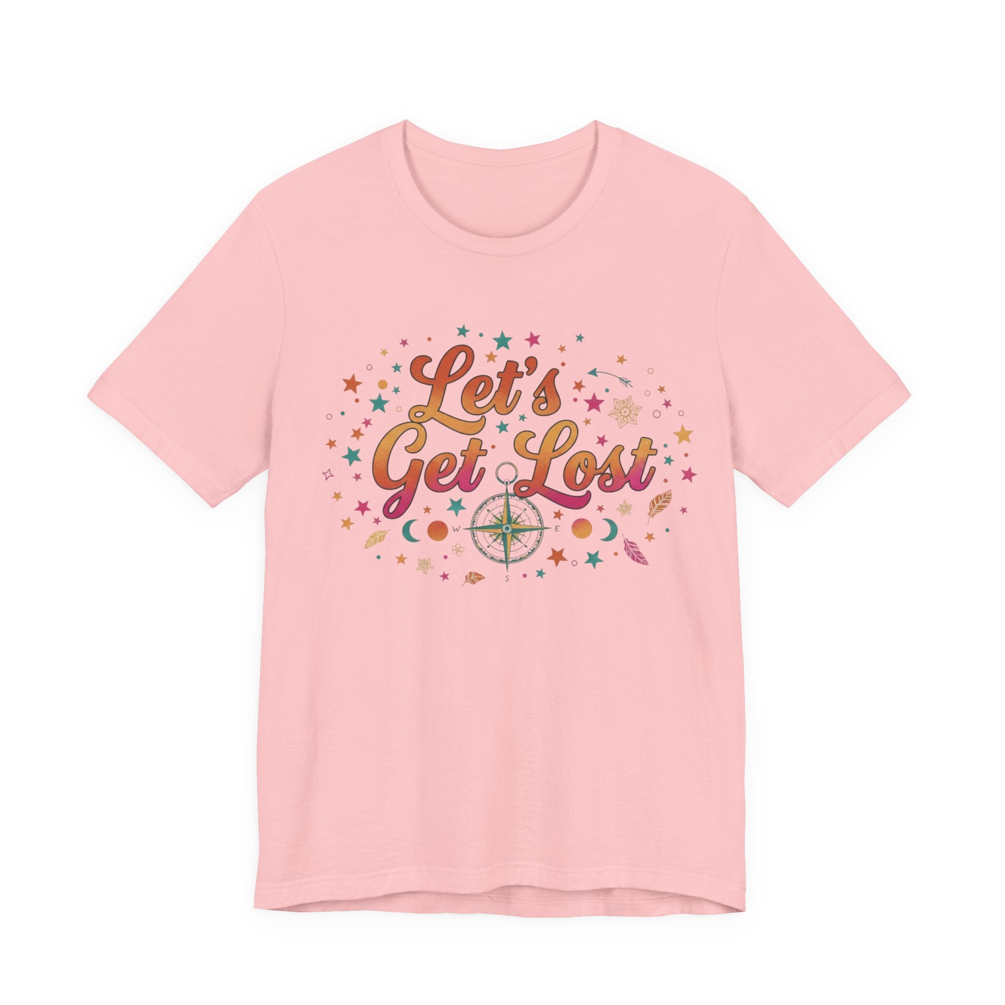 Let's Get Lost T-Shirt — Retro Compass Adventure Tee