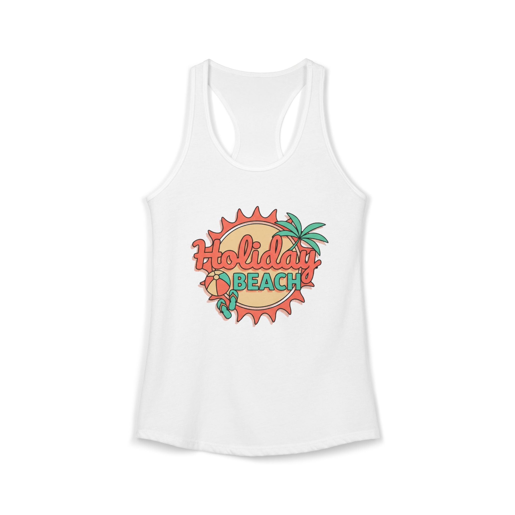 Women's  Racerback Tank-Holiday Beach