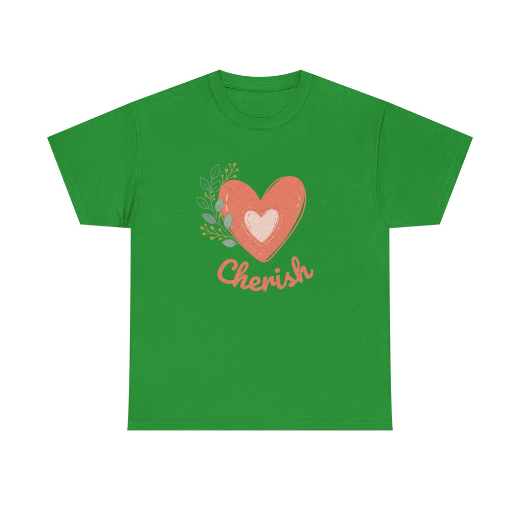 Cherish Heart T-Shirt — Floral Heart