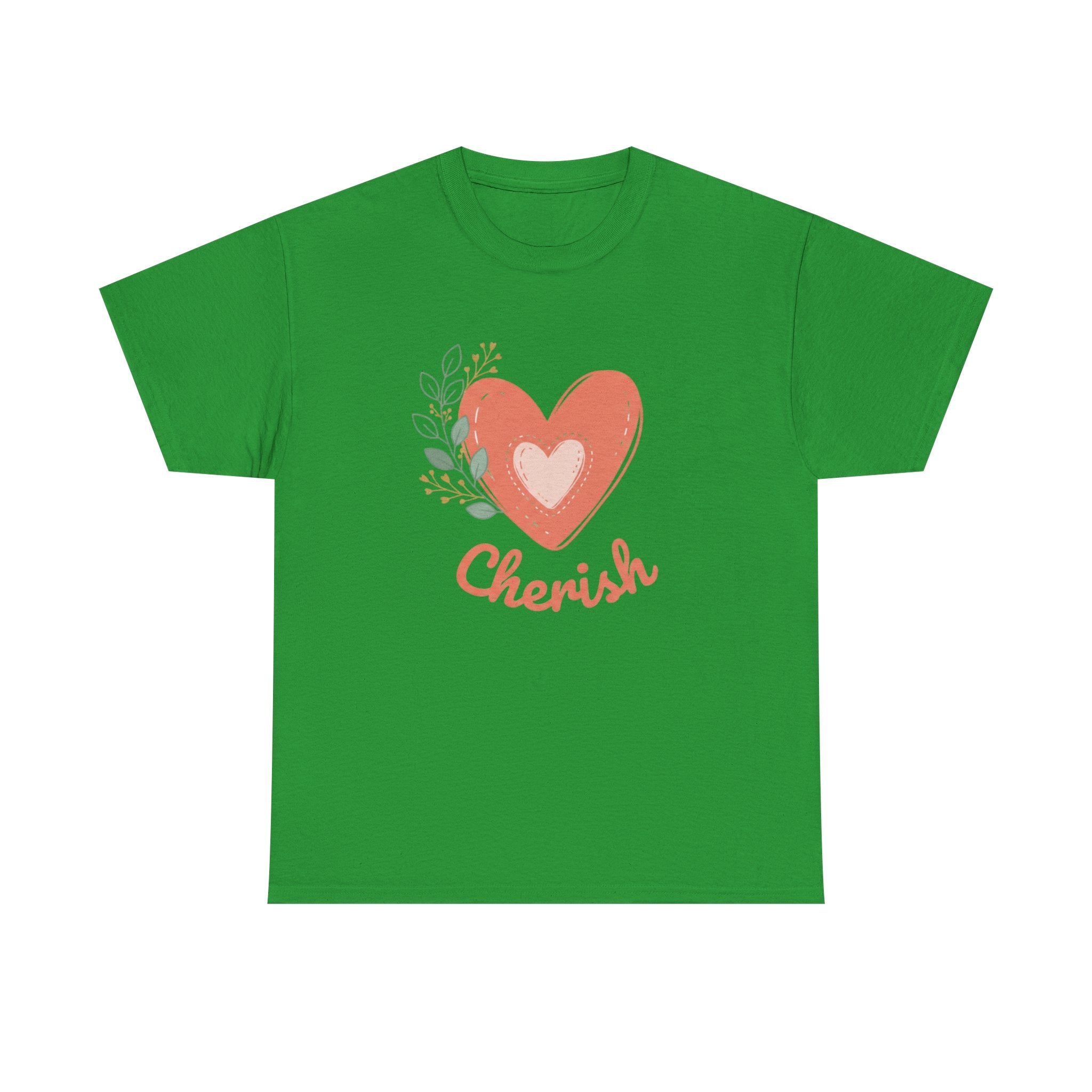 Cherish Heart T-Shirt — Floral Heart