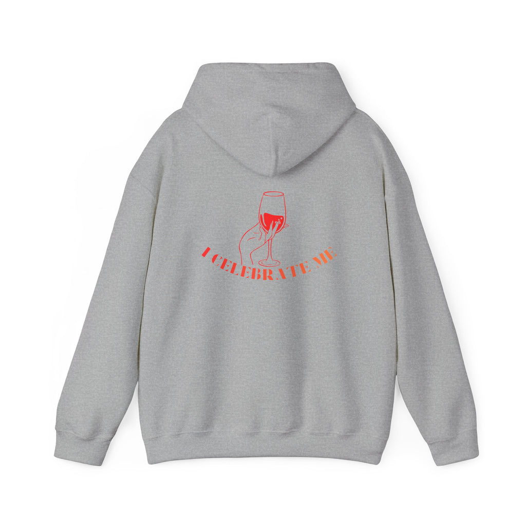 Hoodie • Celebrate Me Wine Glass Graphic Hoodie