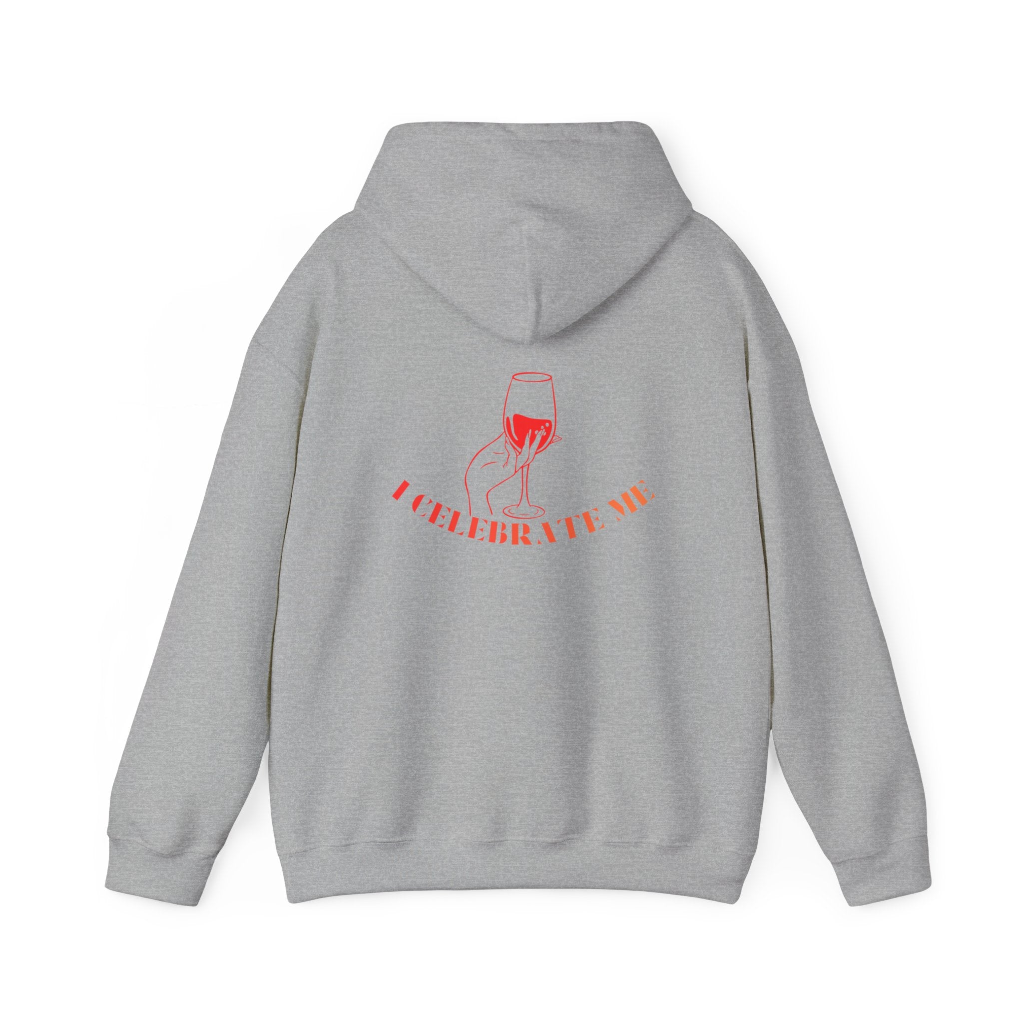 Hoodie • Celebrate Me Wine Glass Graphic Hoodie