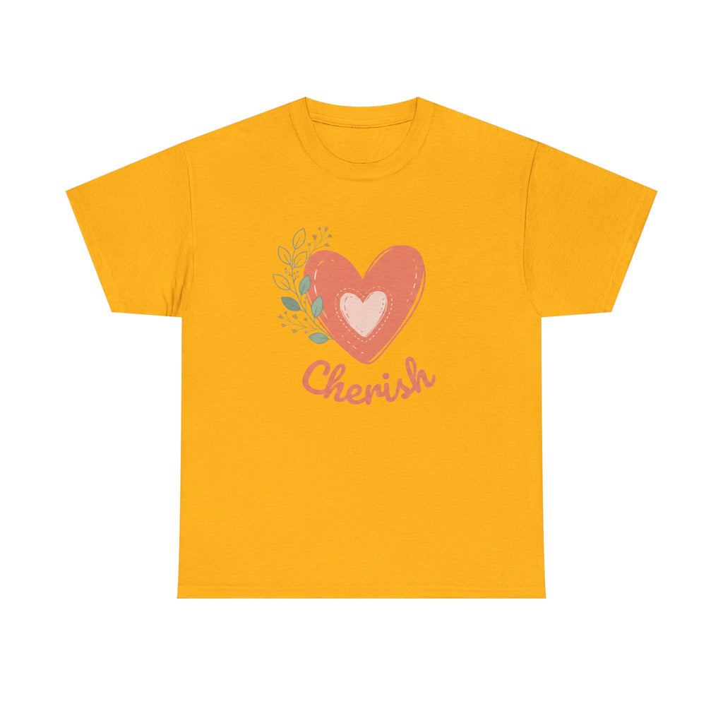 Cherish Heart T-Shirt — Floral Heart