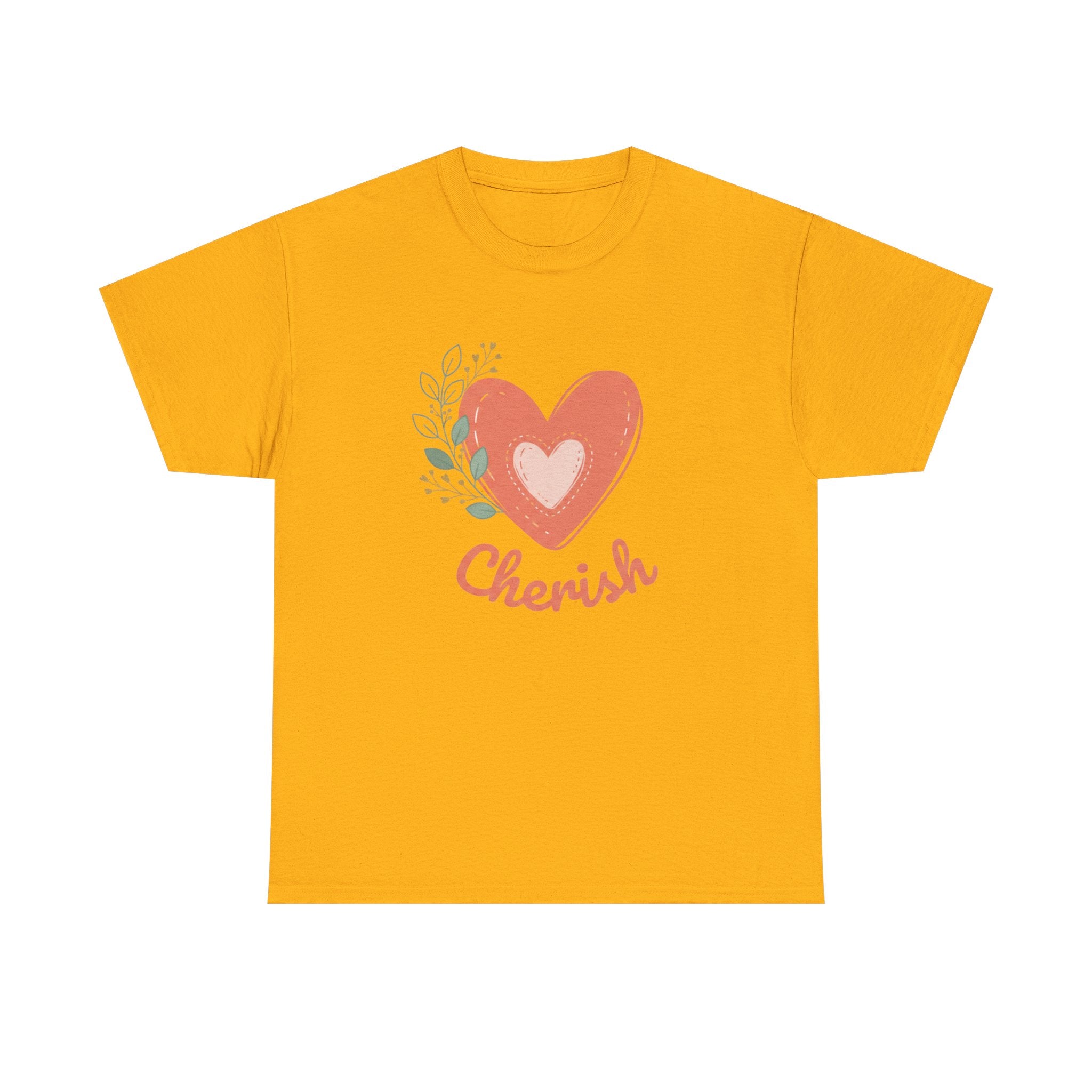 Cherish Heart T-Shirt — Floral Heart