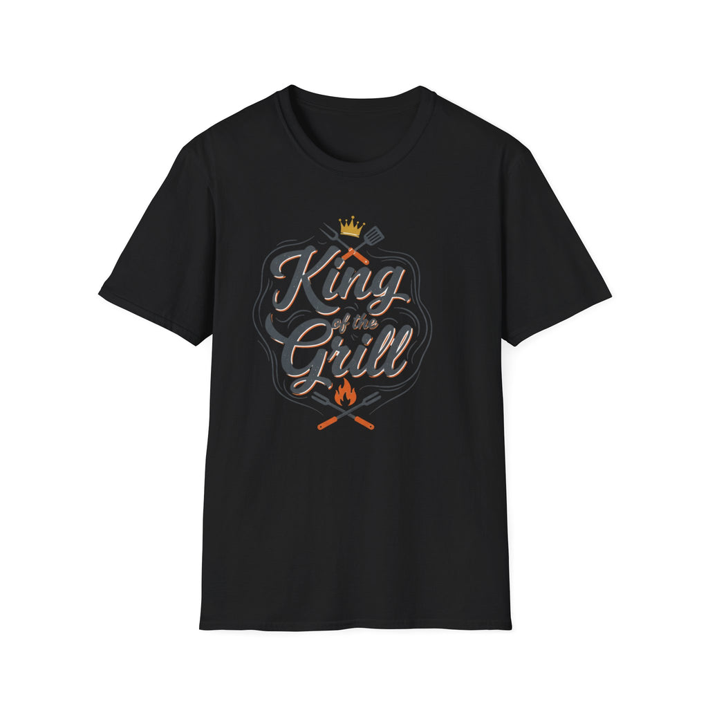 King of the Grill T-Shirt – BBQ Chef Grilling Shirt for Dad & Grill Masters