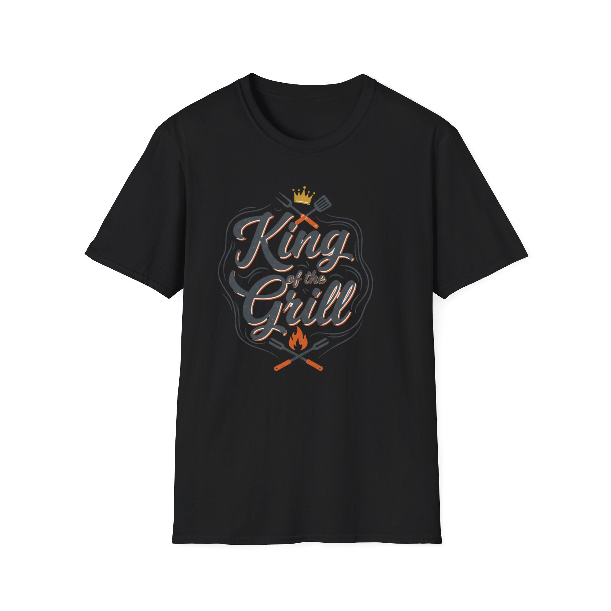 King of the Grill T-Shirt – BBQ Chef Grilling Shirt for Dad & Grill Masters