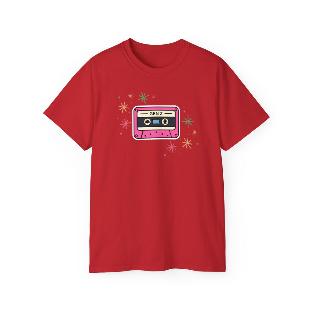 Cassette Tape Tee — 'GEN Z' Retro 90s Vintage Graphic T-Shirt