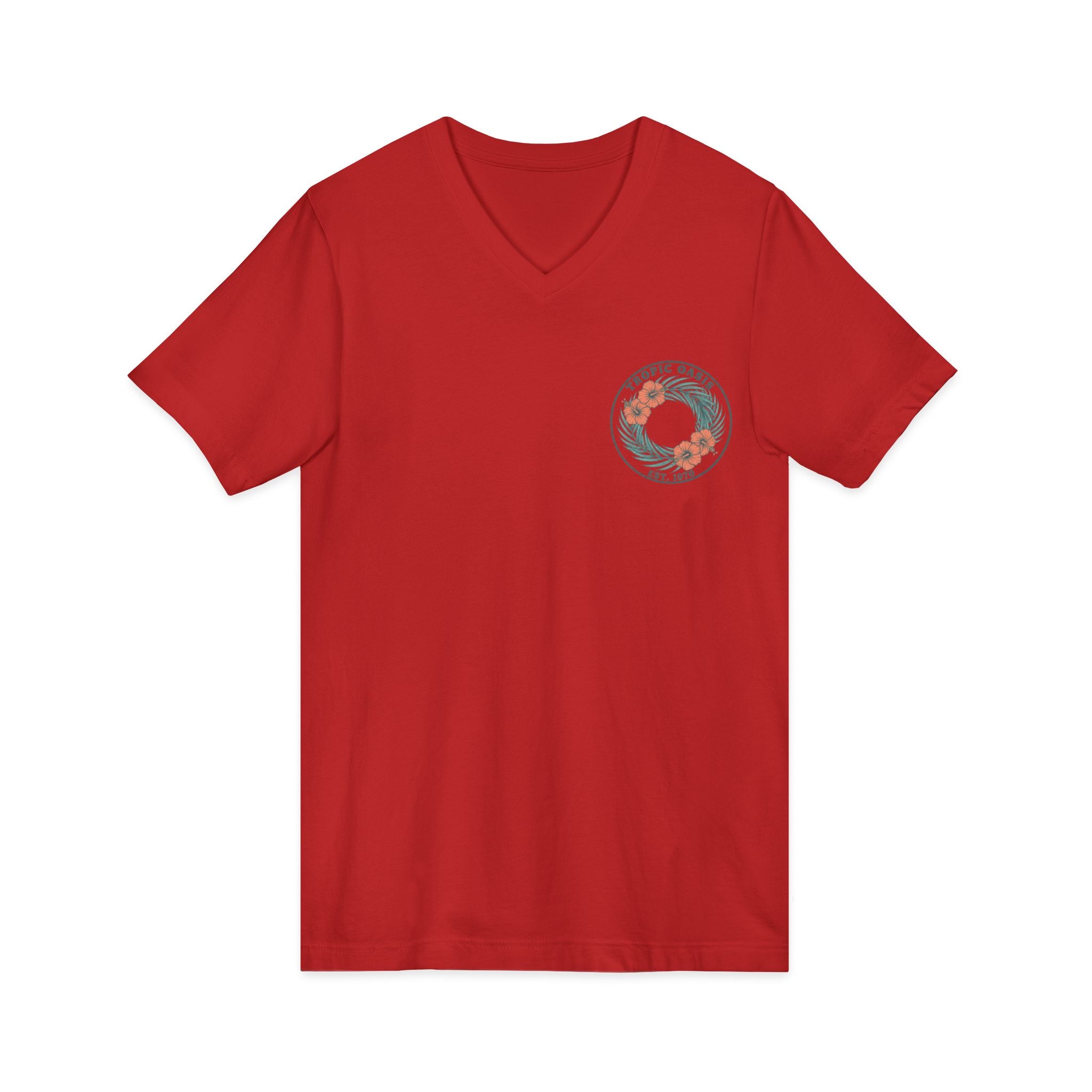 V-Neck  Beach -Tee