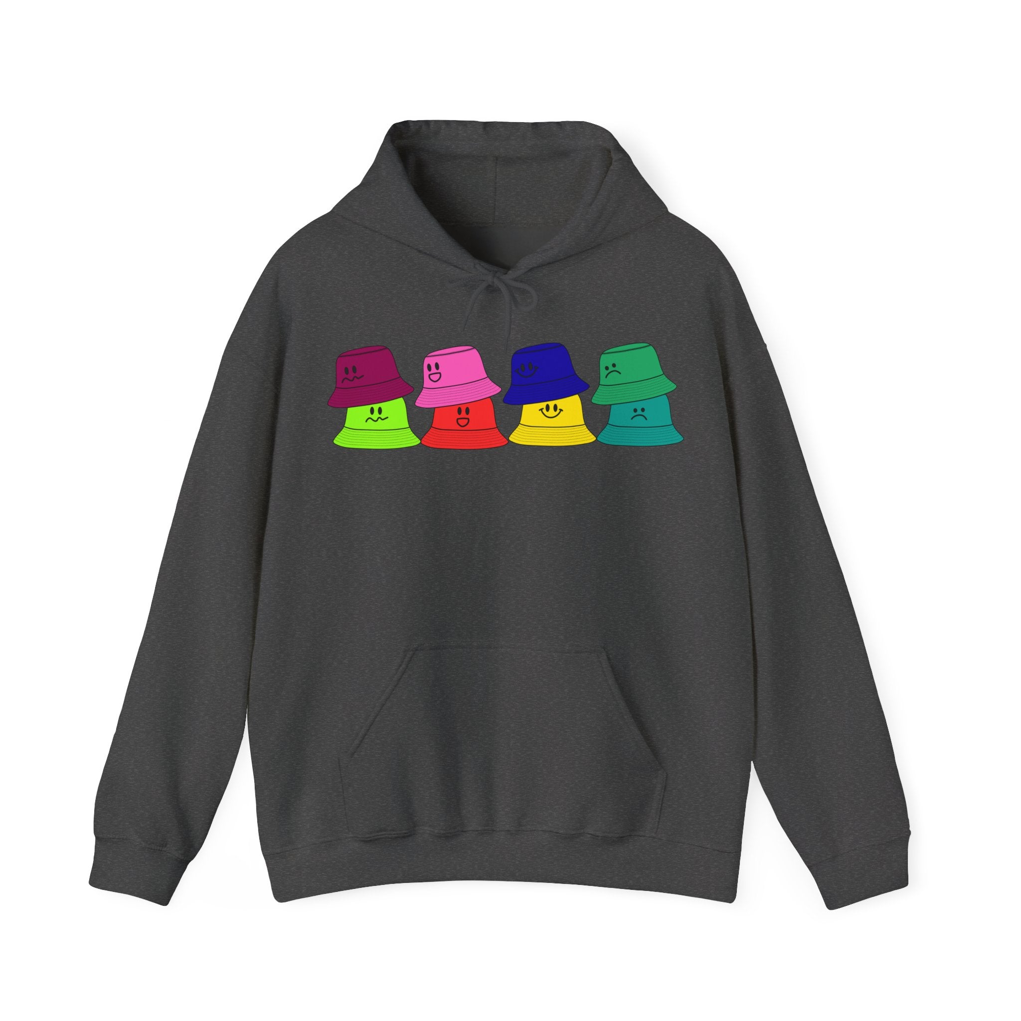 Bucket Hat Hoodie - Graphic Hooded Sweatshirt