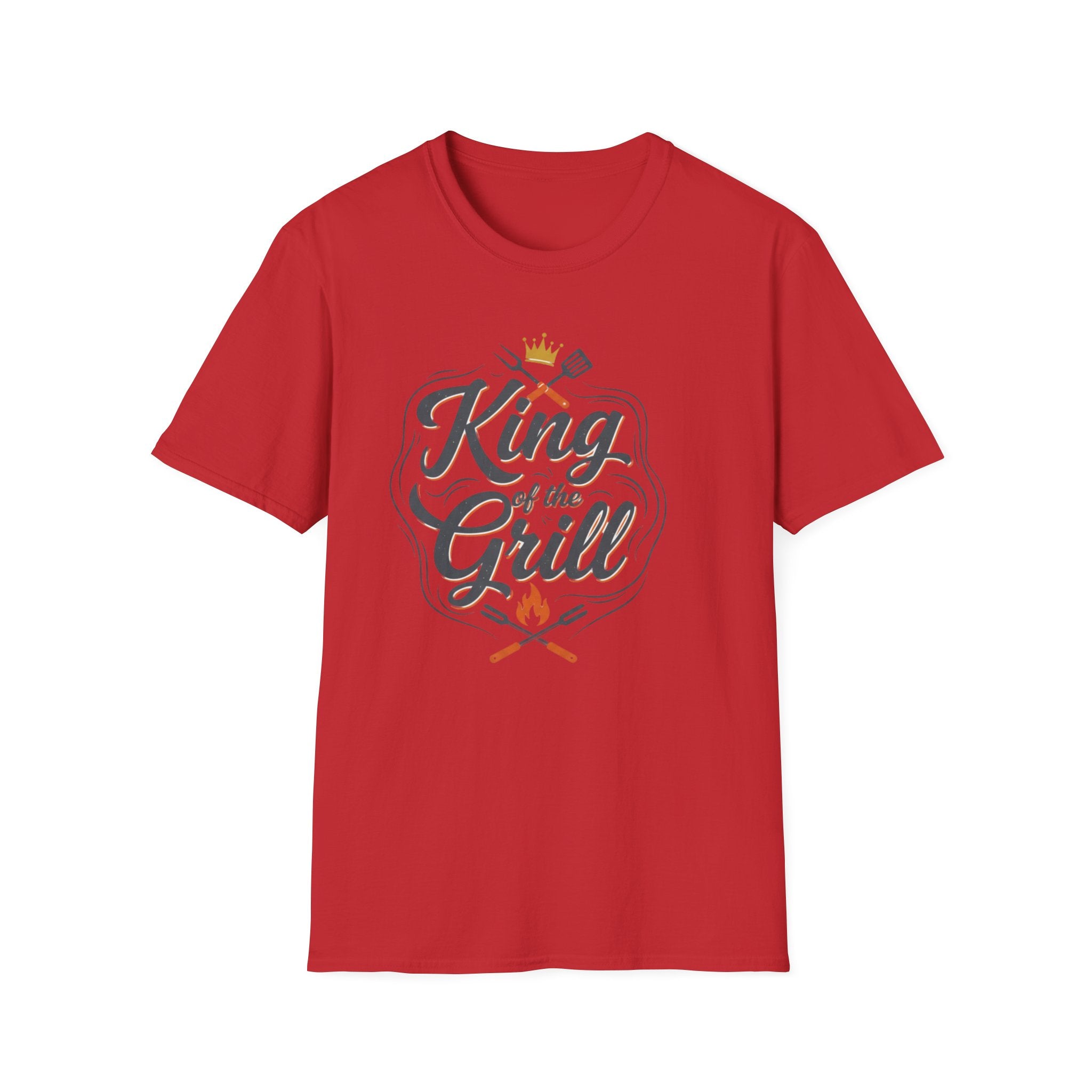 King of the Grill T-Shirt – BBQ Chef Grilling Shirt for Dad & Grill Masters