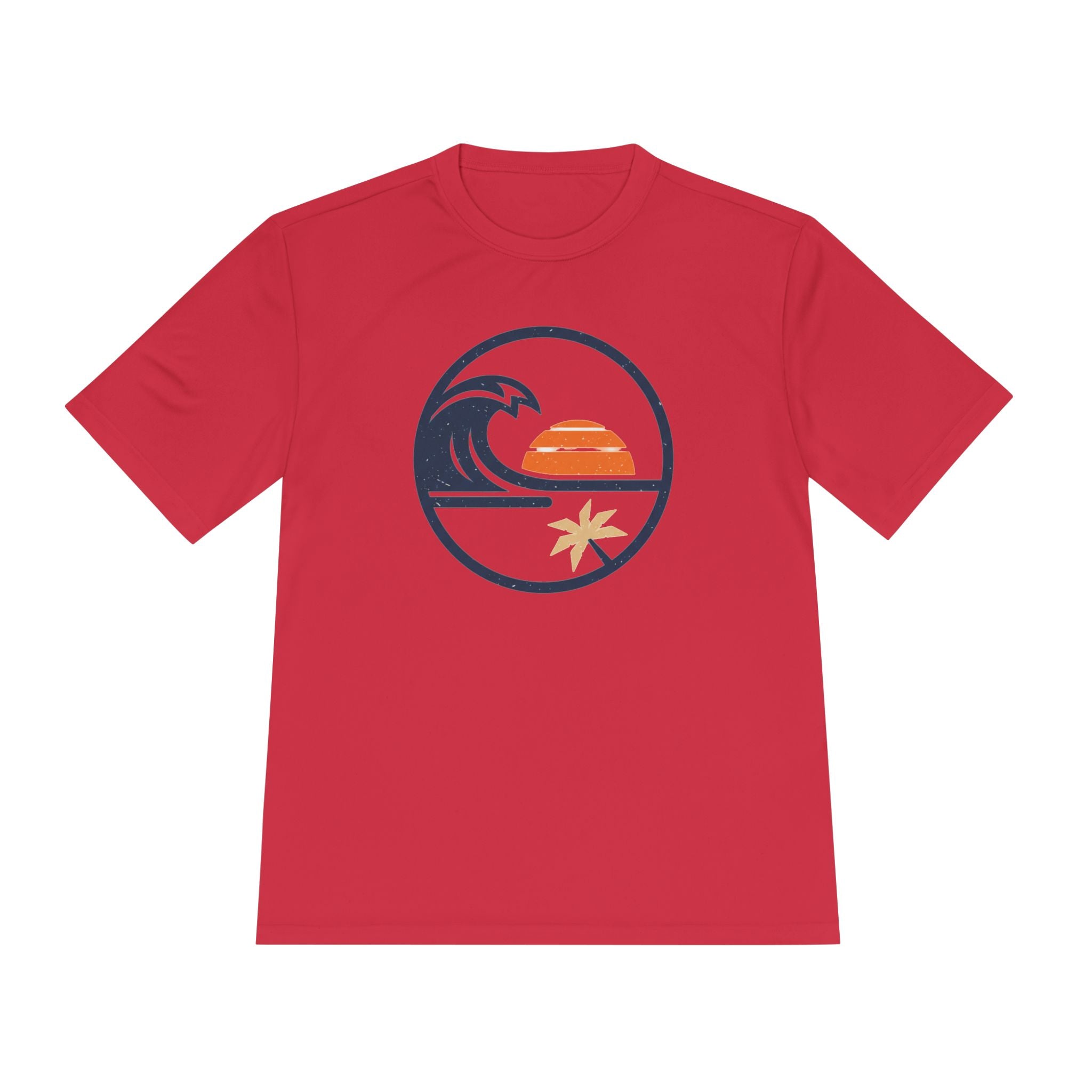 Sunset Wave Tee — Coastal Surf Graphic Moisture‑Wicking Shirt