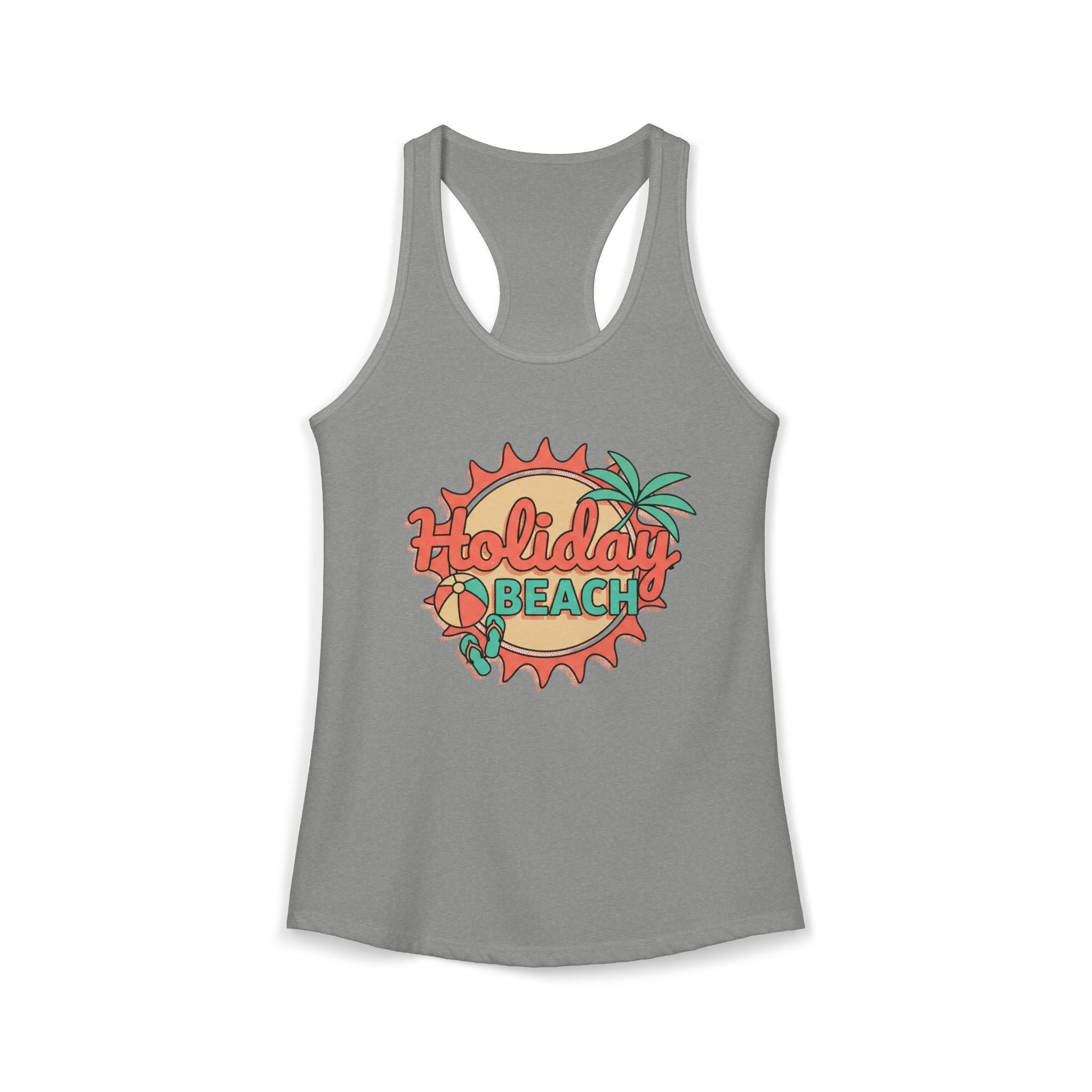 Women's  Racerback Tank-Holiday Beach