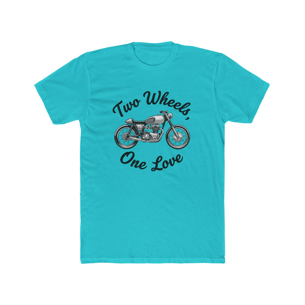 Two Wheels One Love Motorcycle T-Shirt