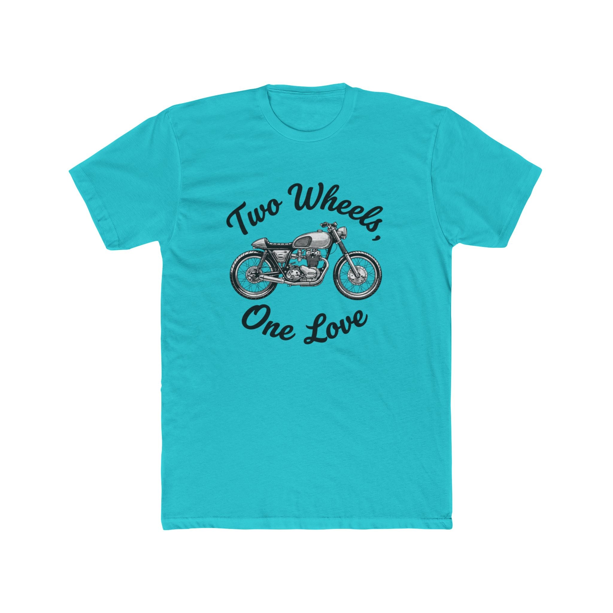 Two Wheels One Love Motorcycle T-Shirt