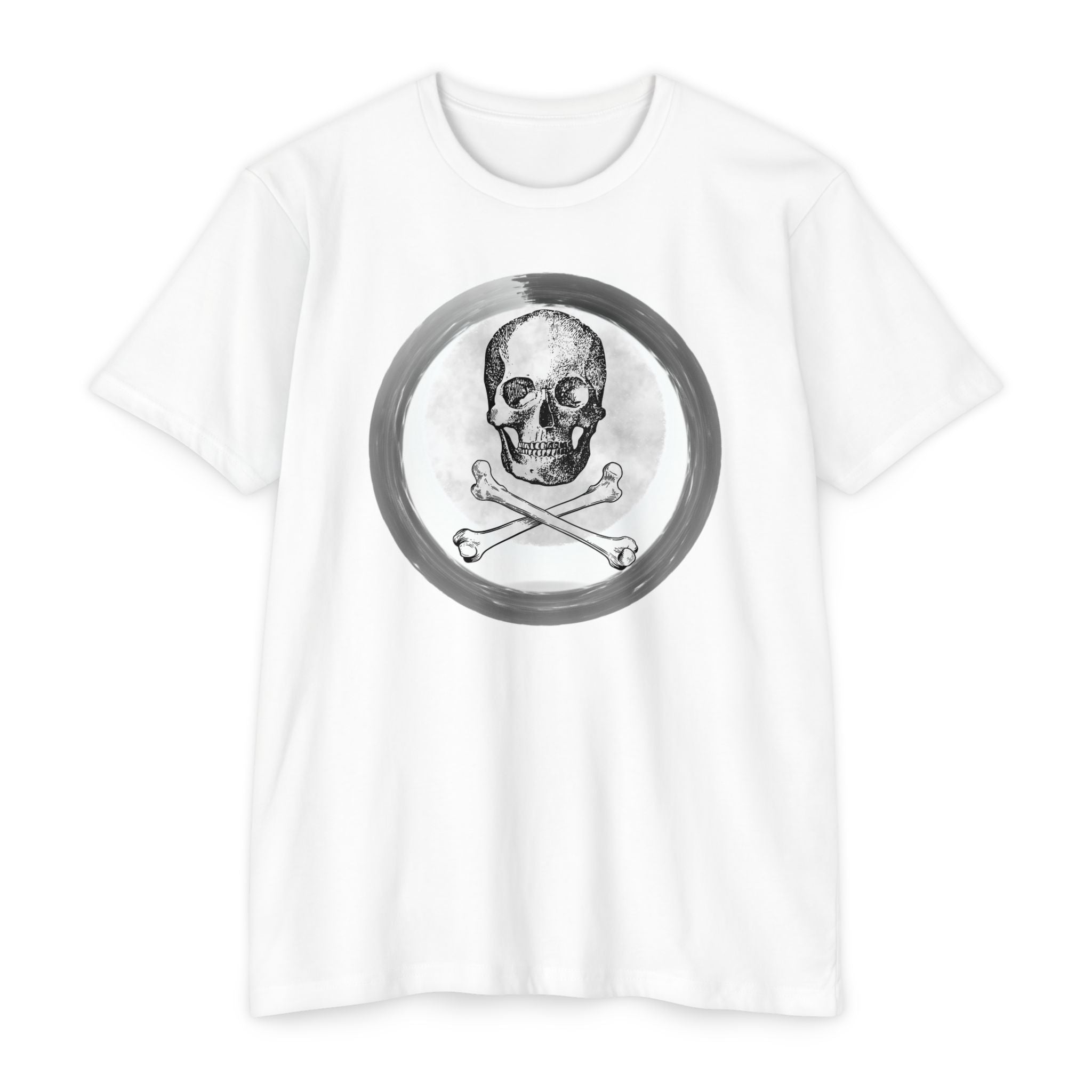 Skull & Crossbones Vintage Graphic T‑Shirt — Retro Pirate Tee for Halloween & Everyday Wear