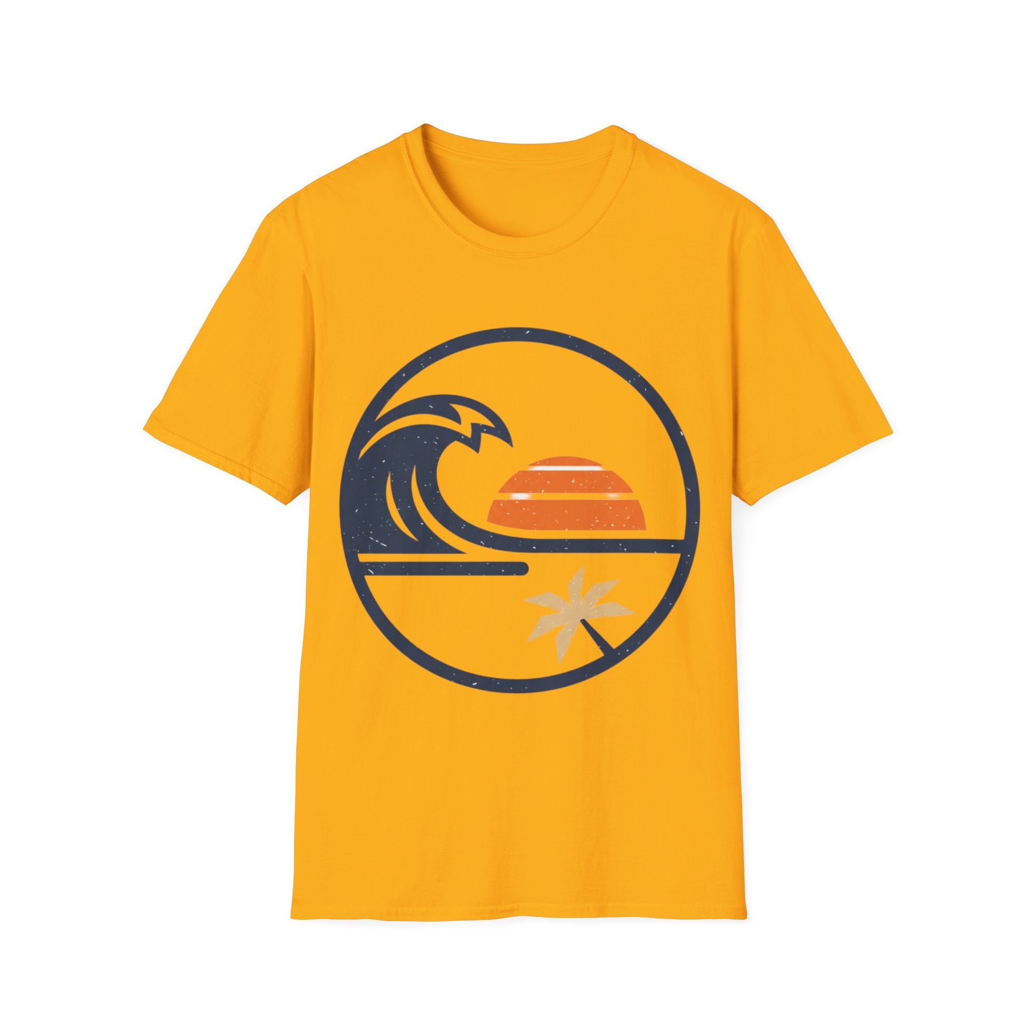 Sunset Wave T-Shirt — Retro Beach Surf