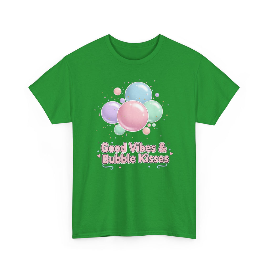 Bubble Kisses Tee — Good Vibes Pastel T-Shirt