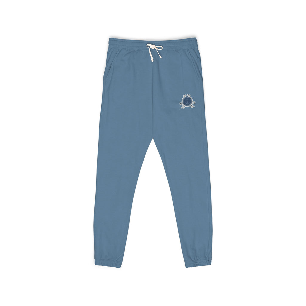 Nautical Anchor-Fleece Cozy Casual Joggers