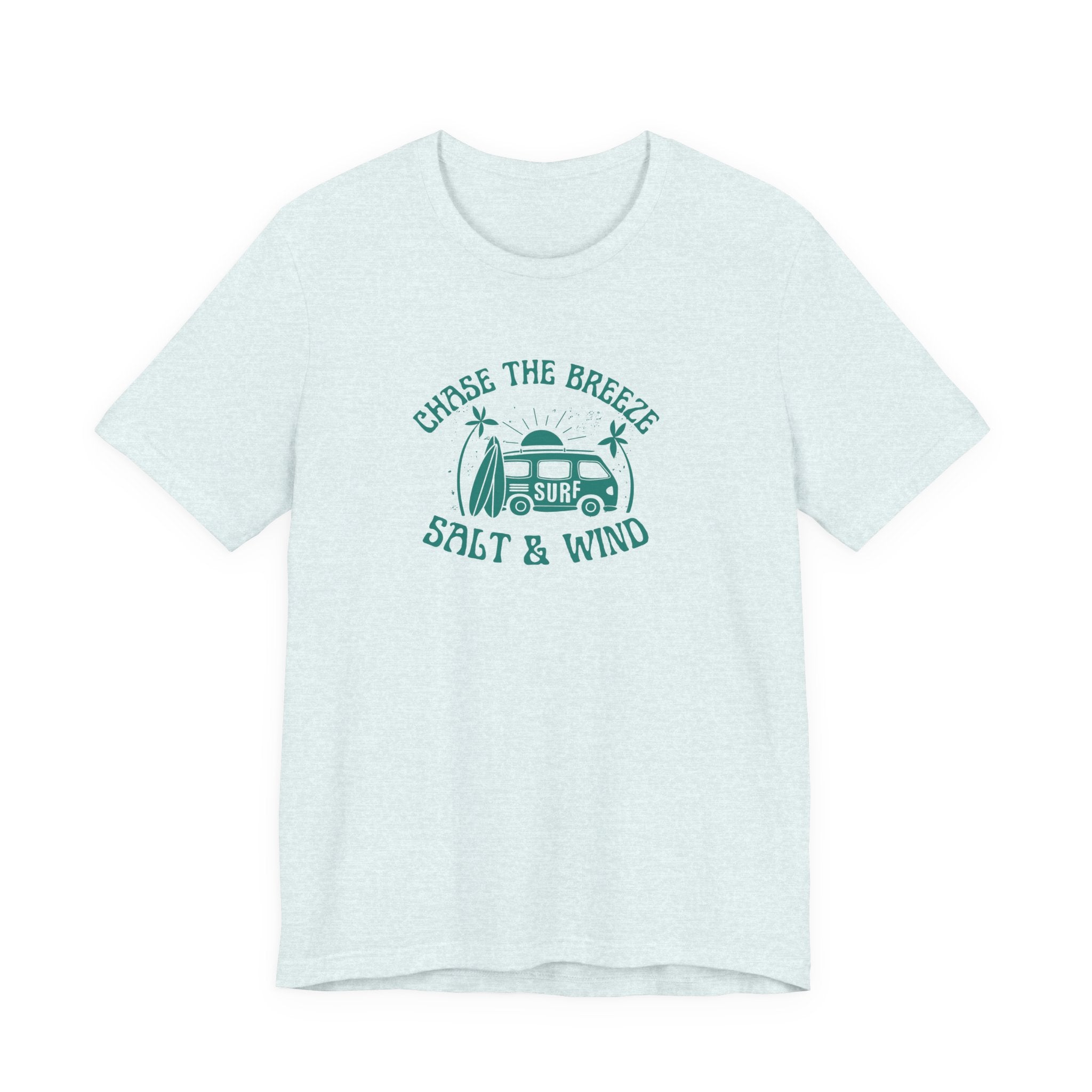 Chase the Breeze Surf Tee — "Salt & Wind" Beach T-Shirt