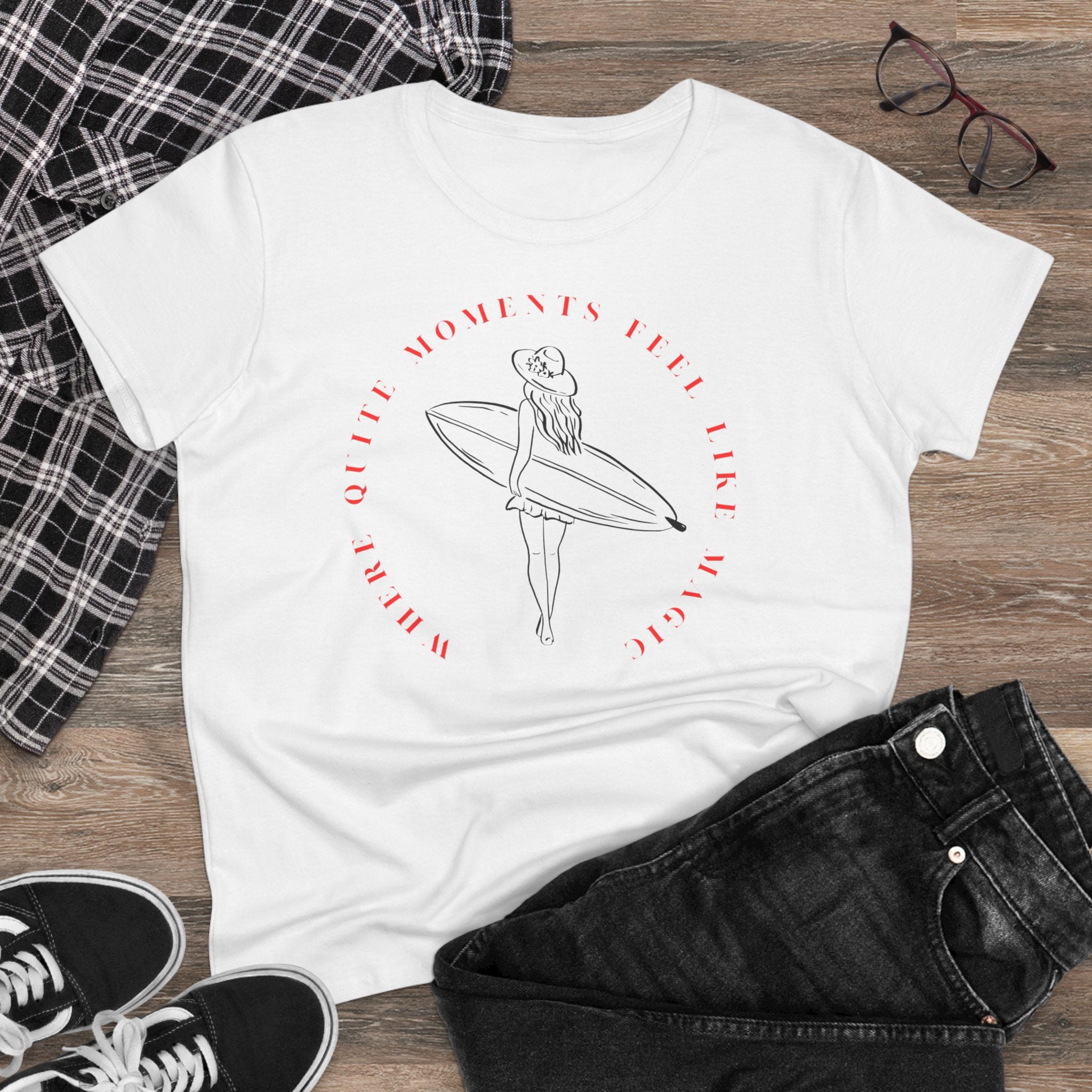 Surf Girl  — Minimalist Women's Surf T-Shirt