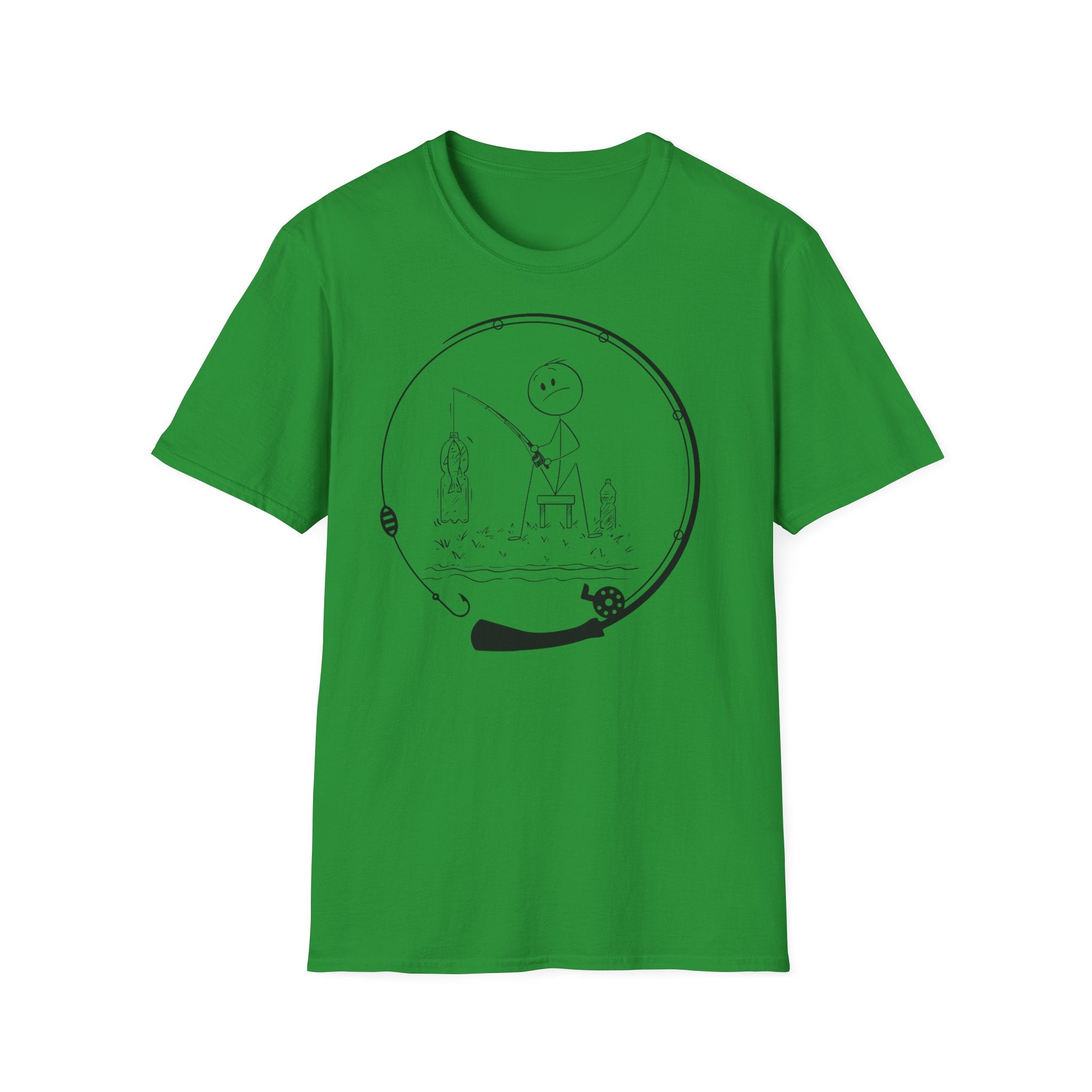 Stick man-Fishing T-Shirt