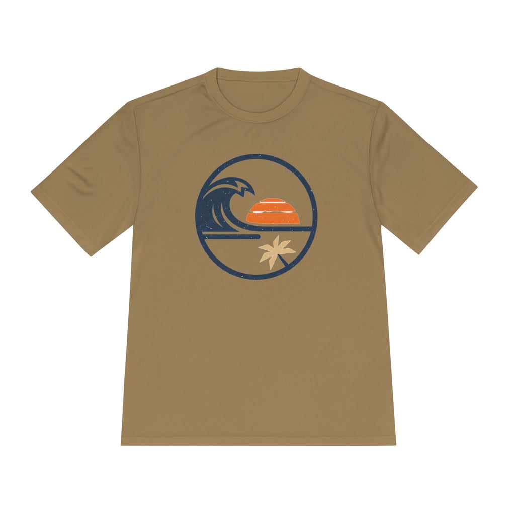 Sunset Wave Tee — Coastal Surf Graphic Moisture‑Wicking Shirt
