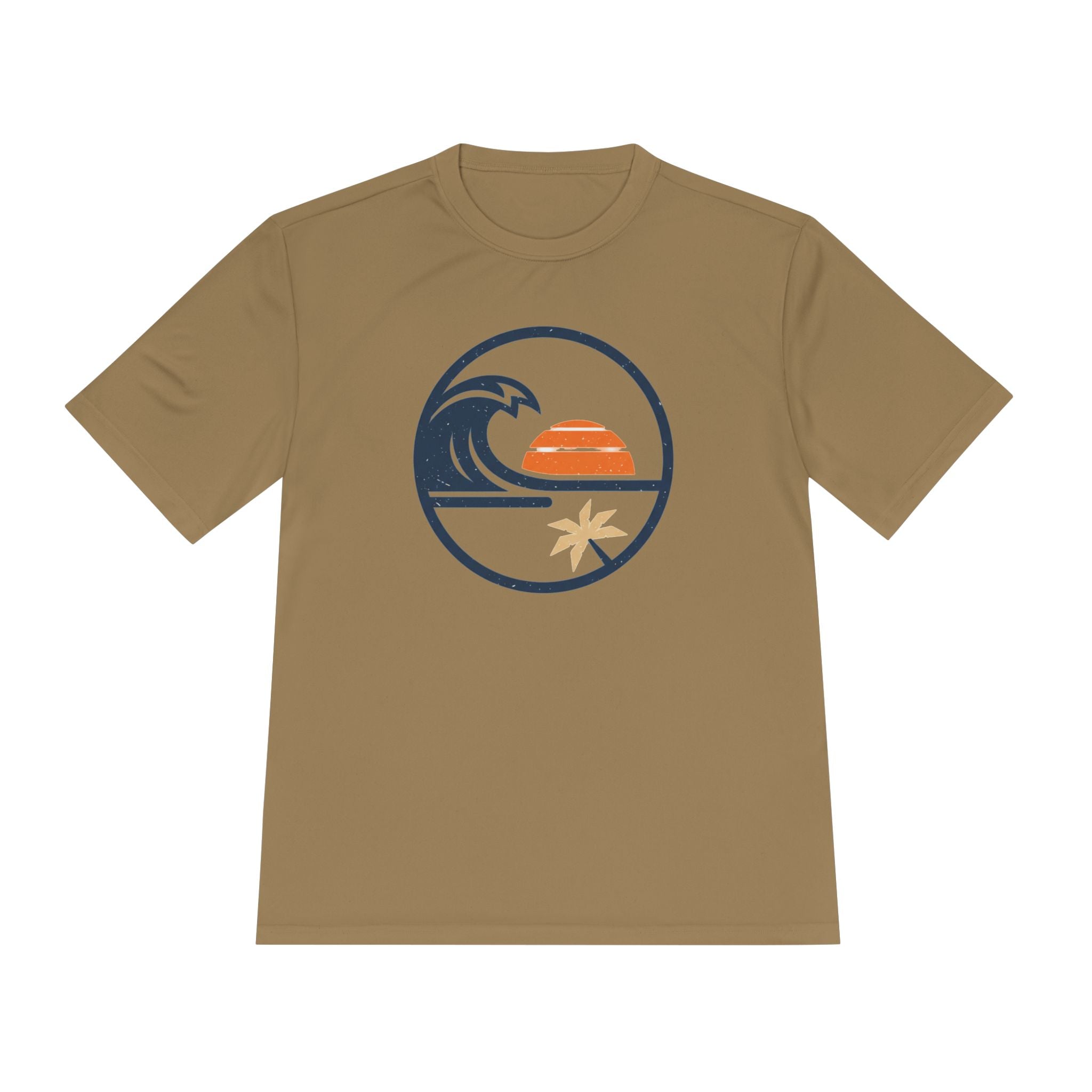 Sunset Wave Tee — Coastal Surf Graphic Moisture‑Wicking Shirt