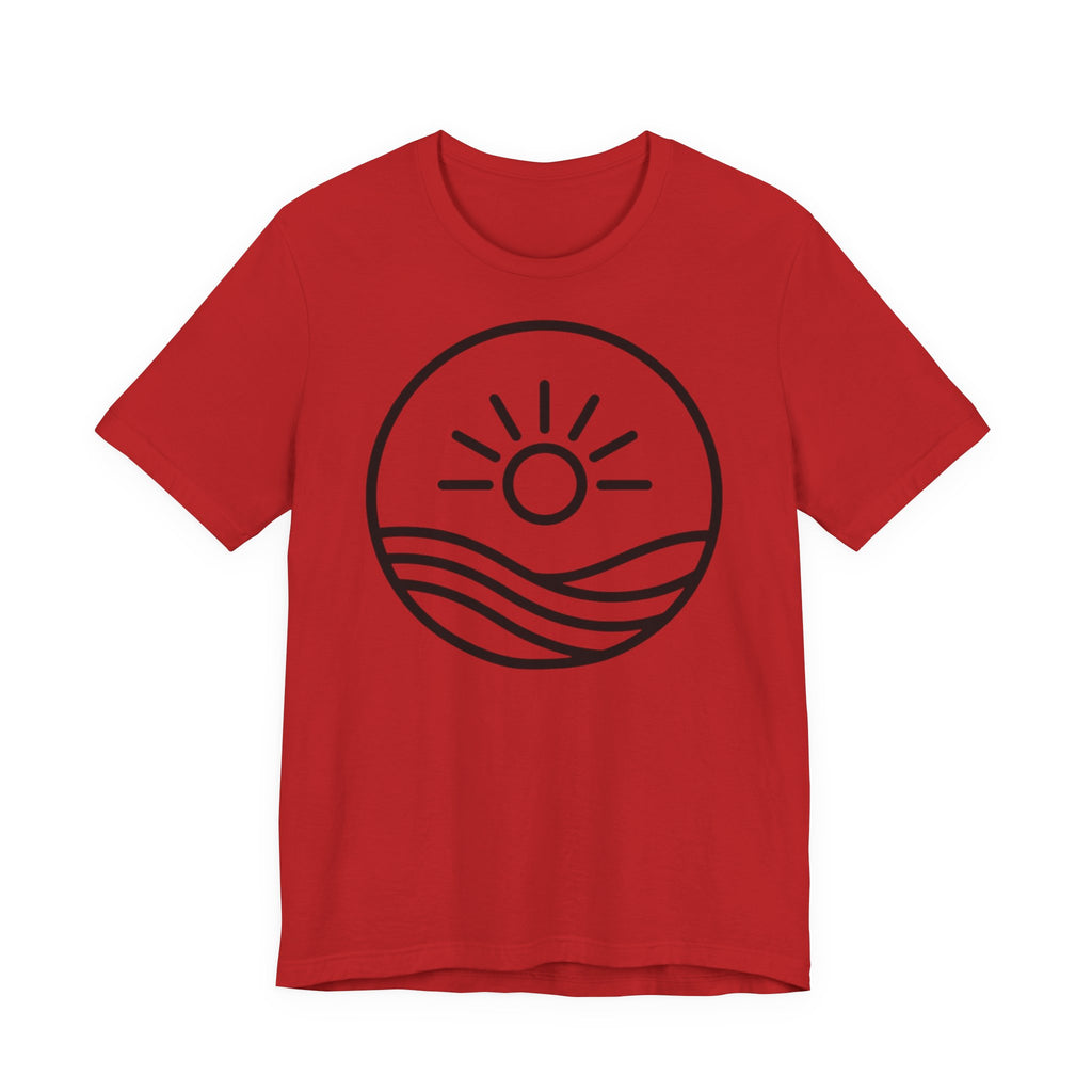 Sunrise Waves T-Shirt – Minimal Beach