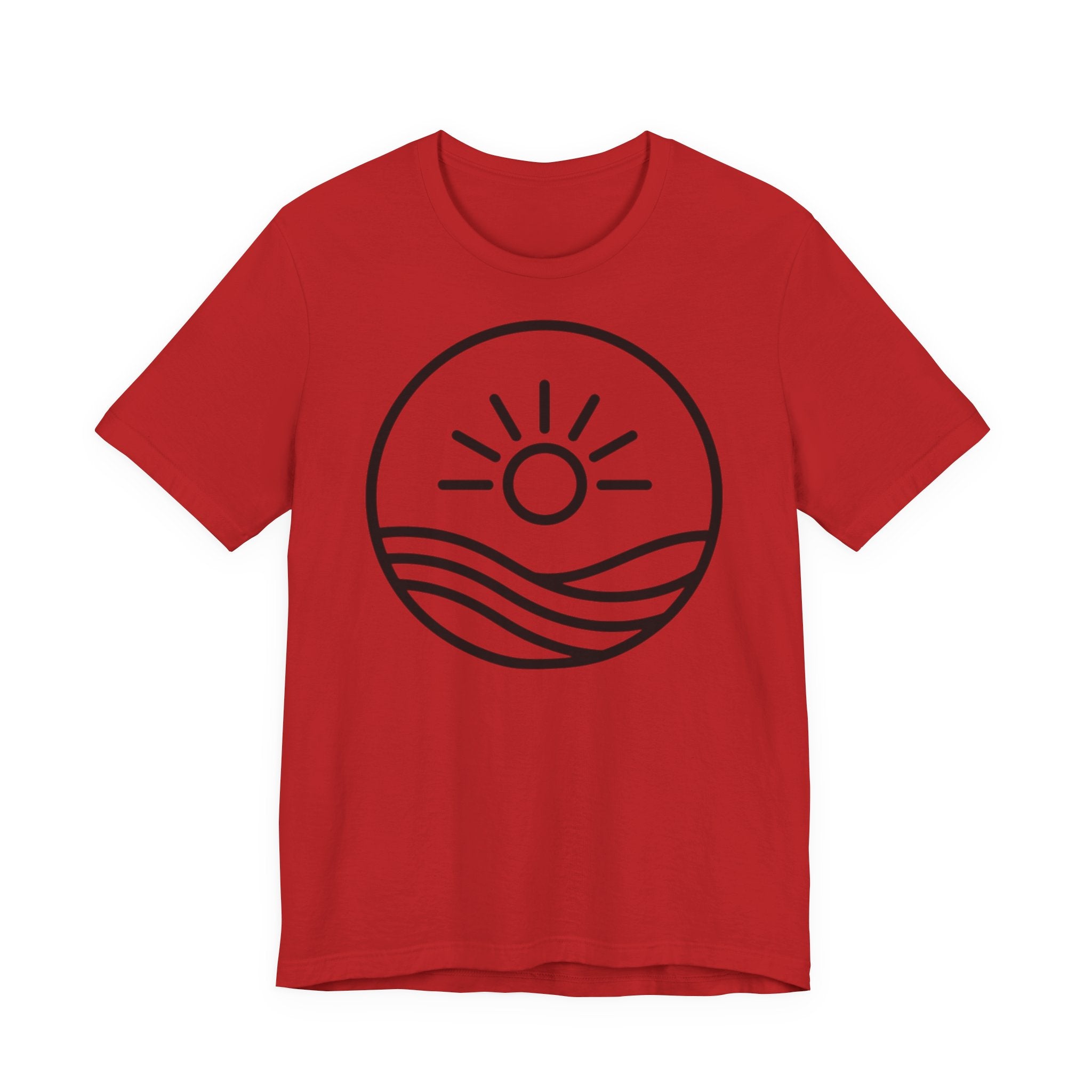 Sunrise Waves T-Shirt – Minimal Beach