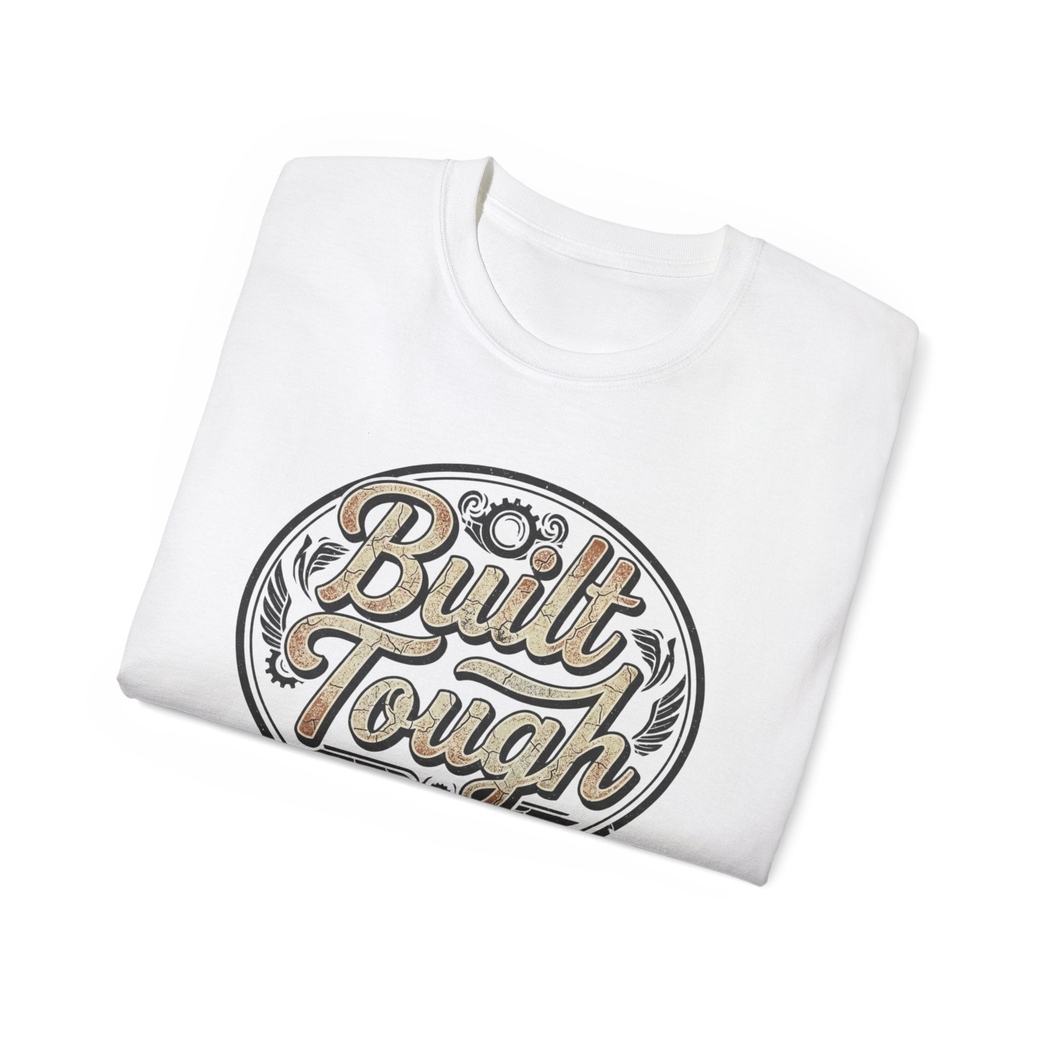 Built Tough  T-Shirt — Vintage Mechanic & Workshop Tee