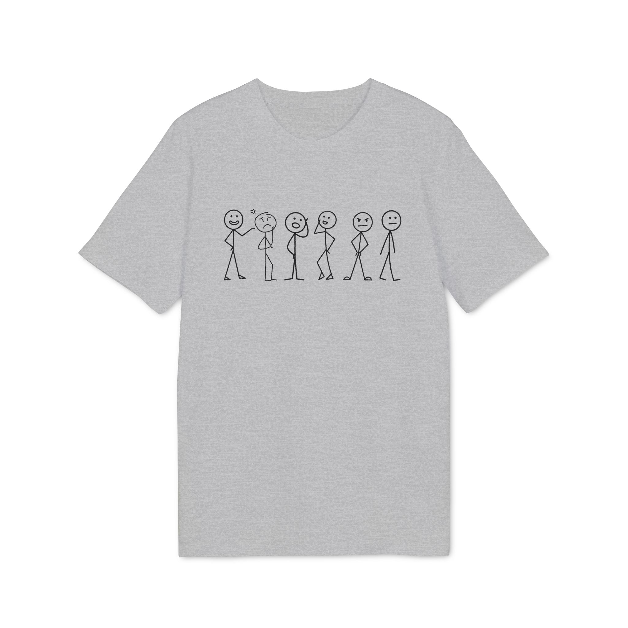 Stick Figure  Talking- T‑Shirt