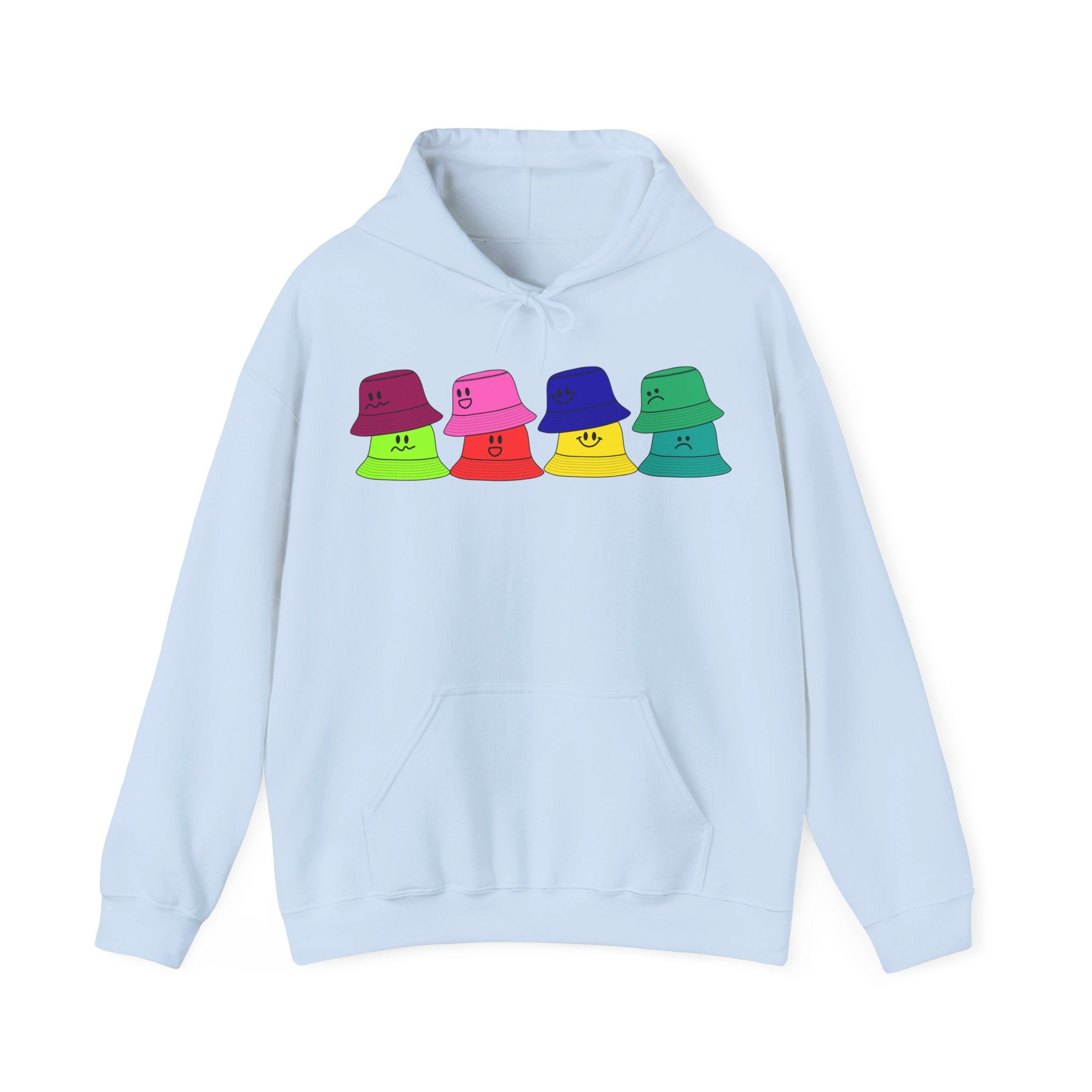 Bucket Hat Hoodie - Graphic Hooded Sweatshirt