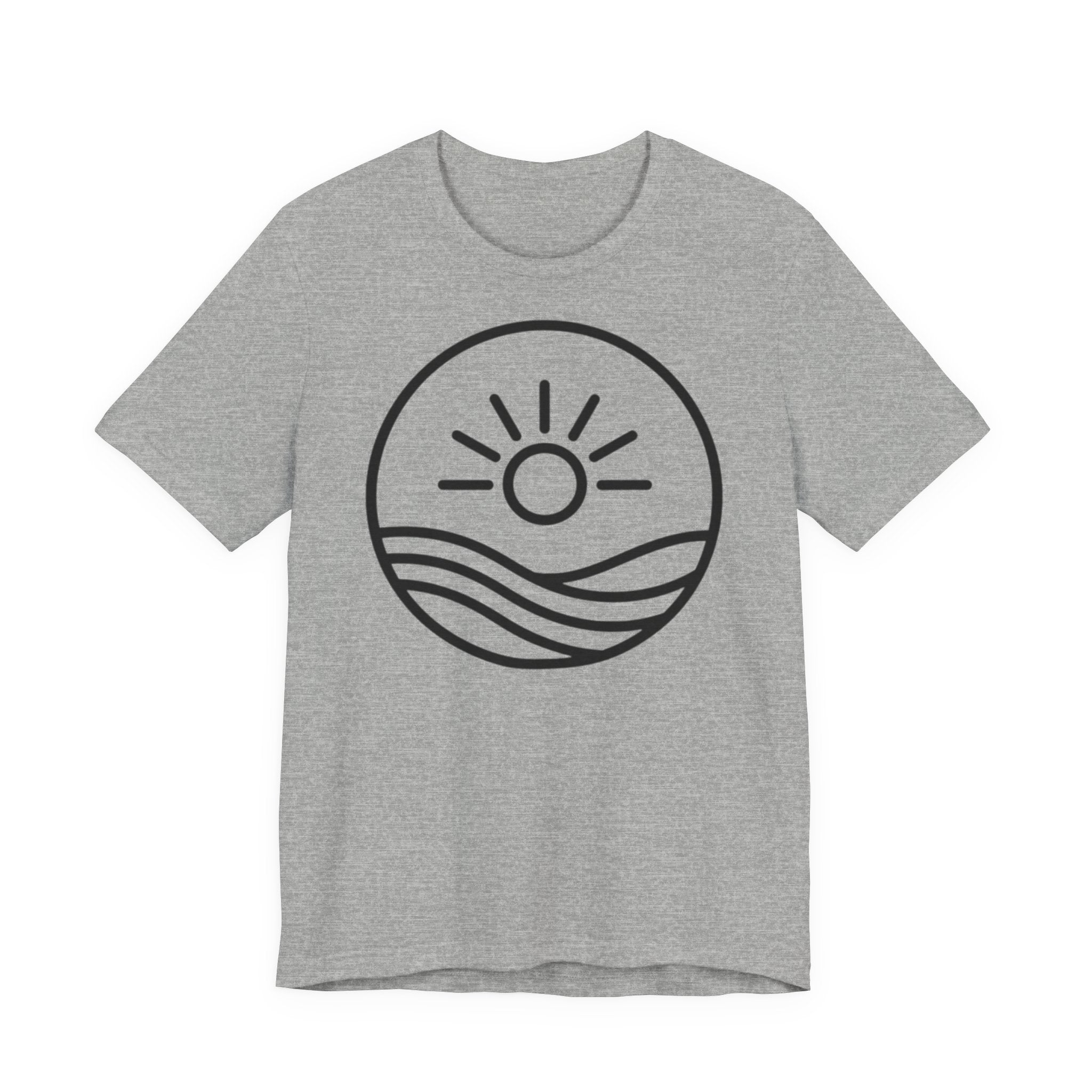 Sunrise Waves T-Shirt – Minimal Beach