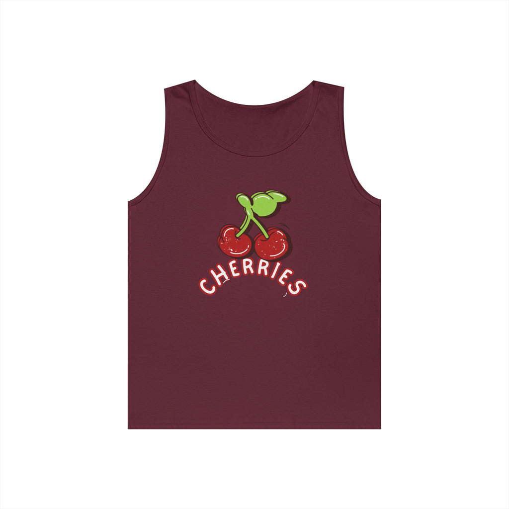 Tank Top — Cute Retro "Cherries" Fruit Design