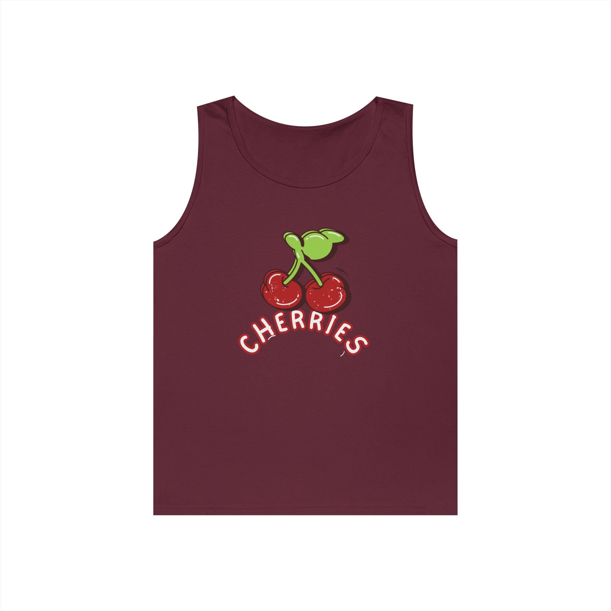 Tank Top — Cute Retro "Cherries" Fruit Design