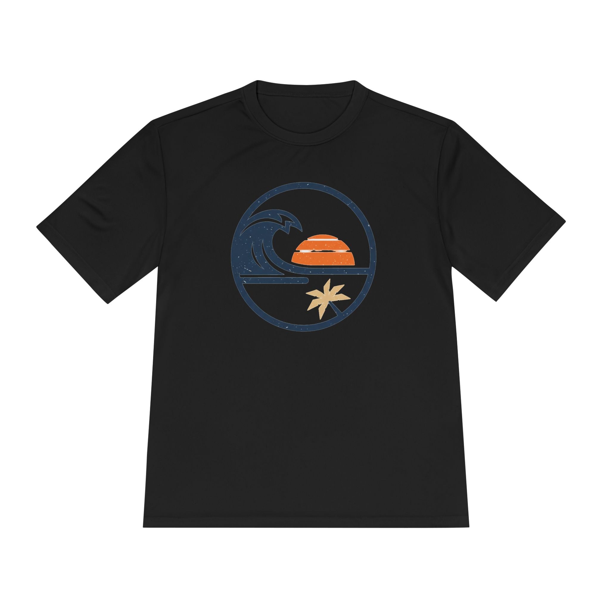 Sunset Wave Tee — Coastal Surf Graphic Moisture‑Wicking Shirt