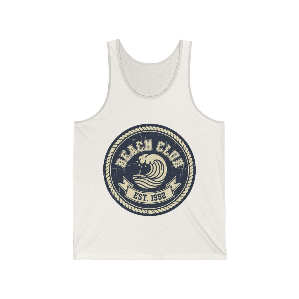 Beach Club Tank Top — Vintage Surf Logo "Est. 1992"