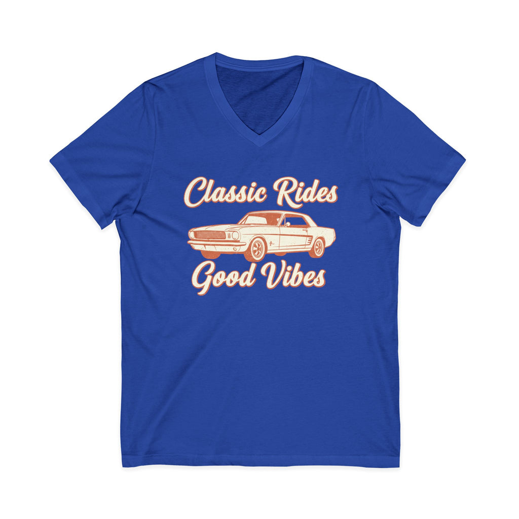 Classic Rides Good Vibes V-Neck Tee