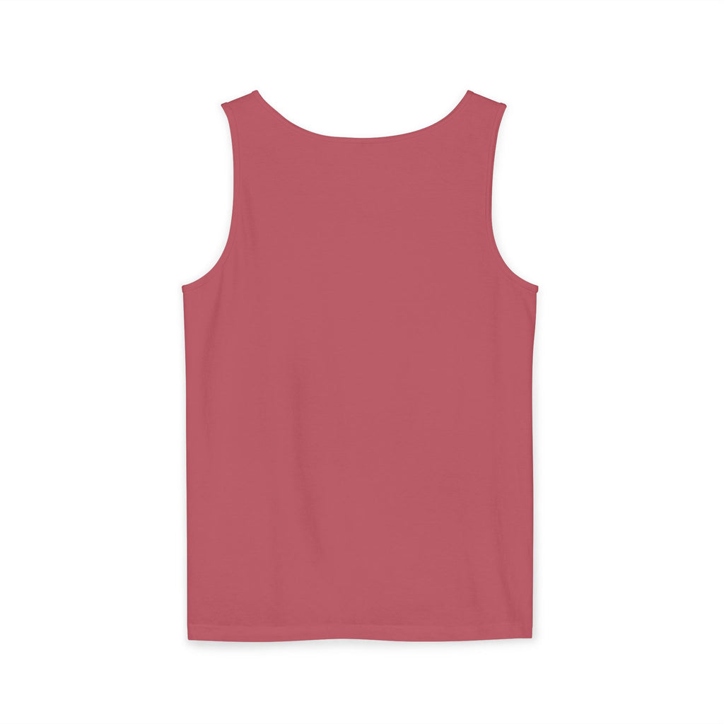 Cherish Pink Heart Tank Top — Floral Watercolor Valentine Tank