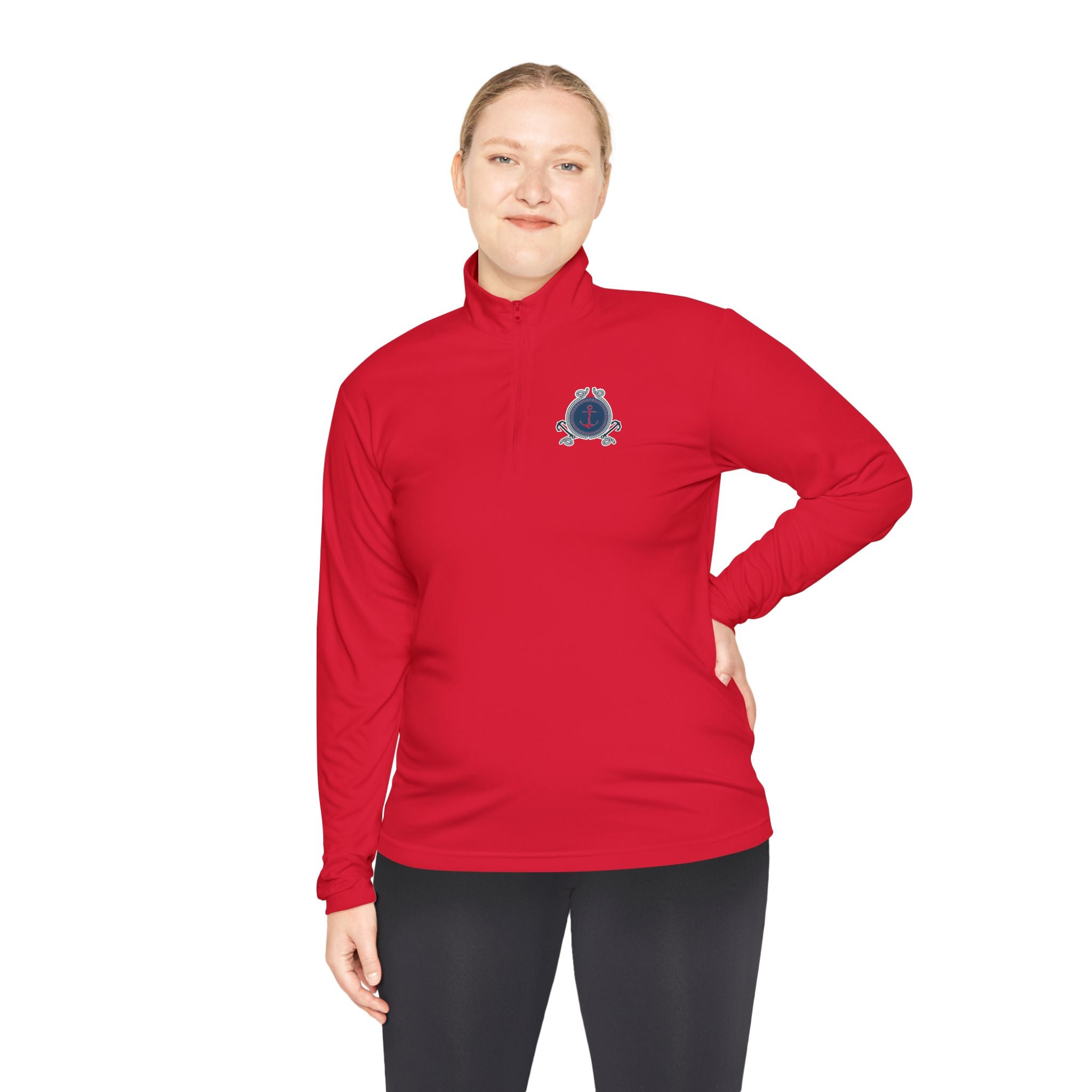 Nautical Anchor - Quarter-Zip Pullover
