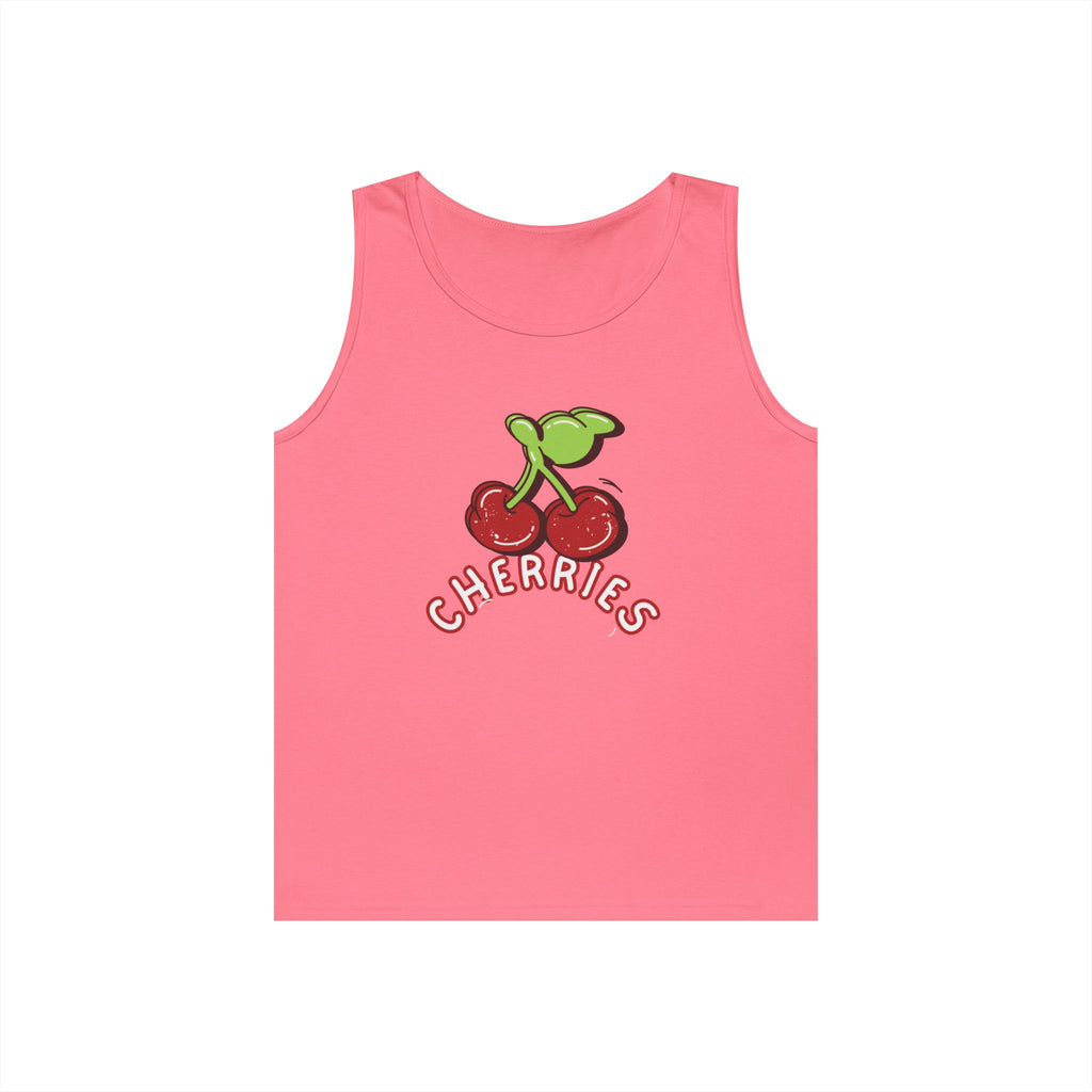 Tank Top — Cute Retro "Cherries" Fruit Design