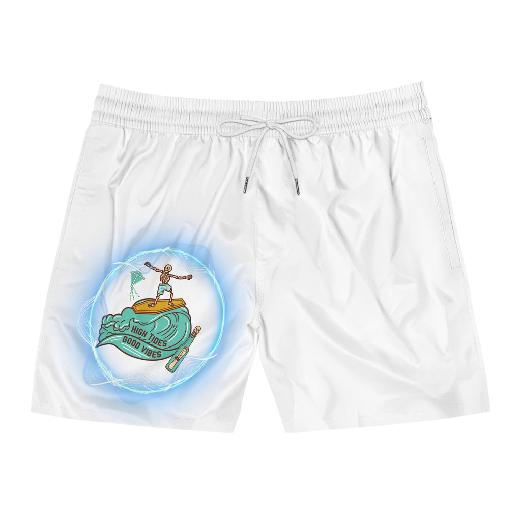 Surf Vibes Swim Shorts — Good Vibes Wave Patch