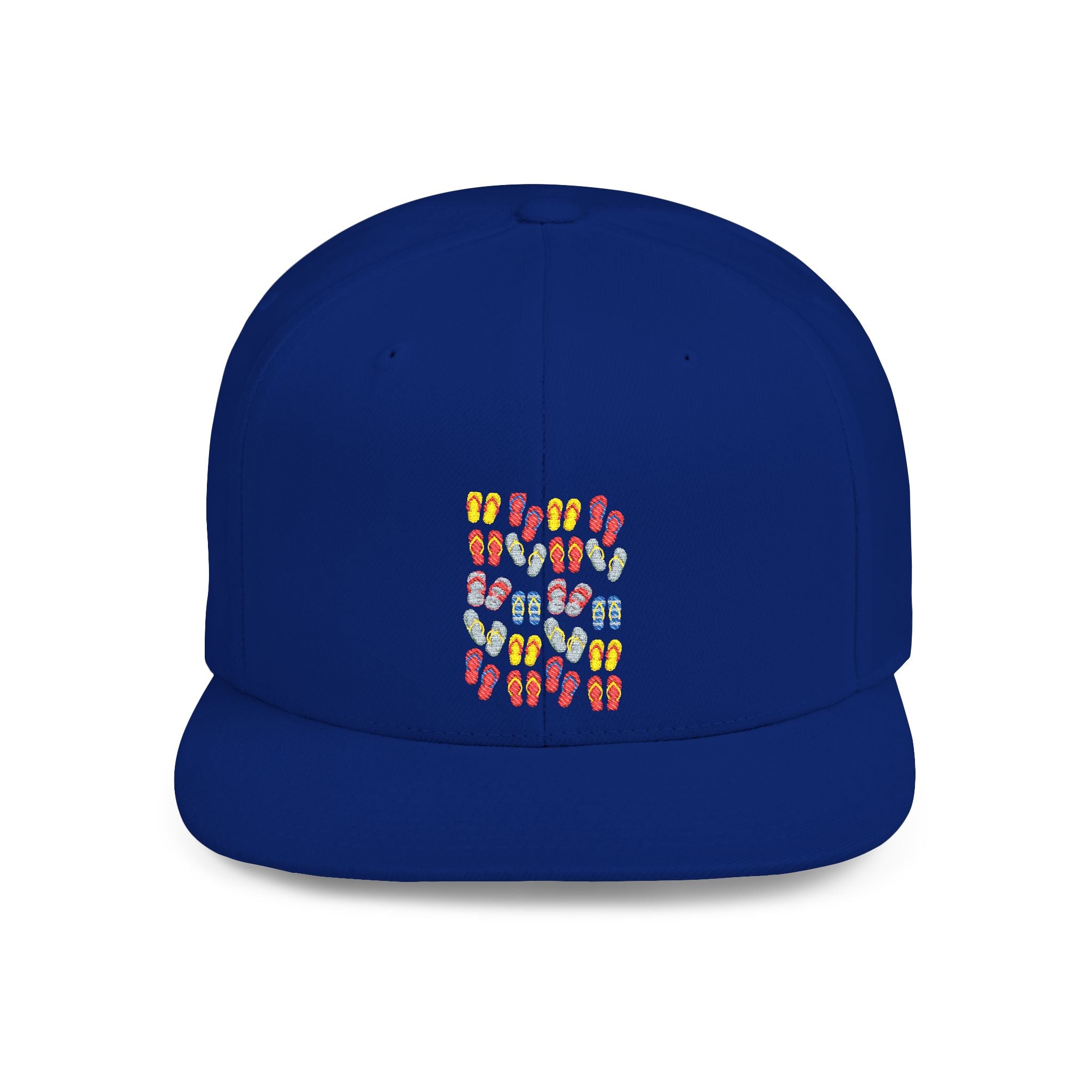 Snapback Hat — Colorful Flip-Flop Summer Pattern