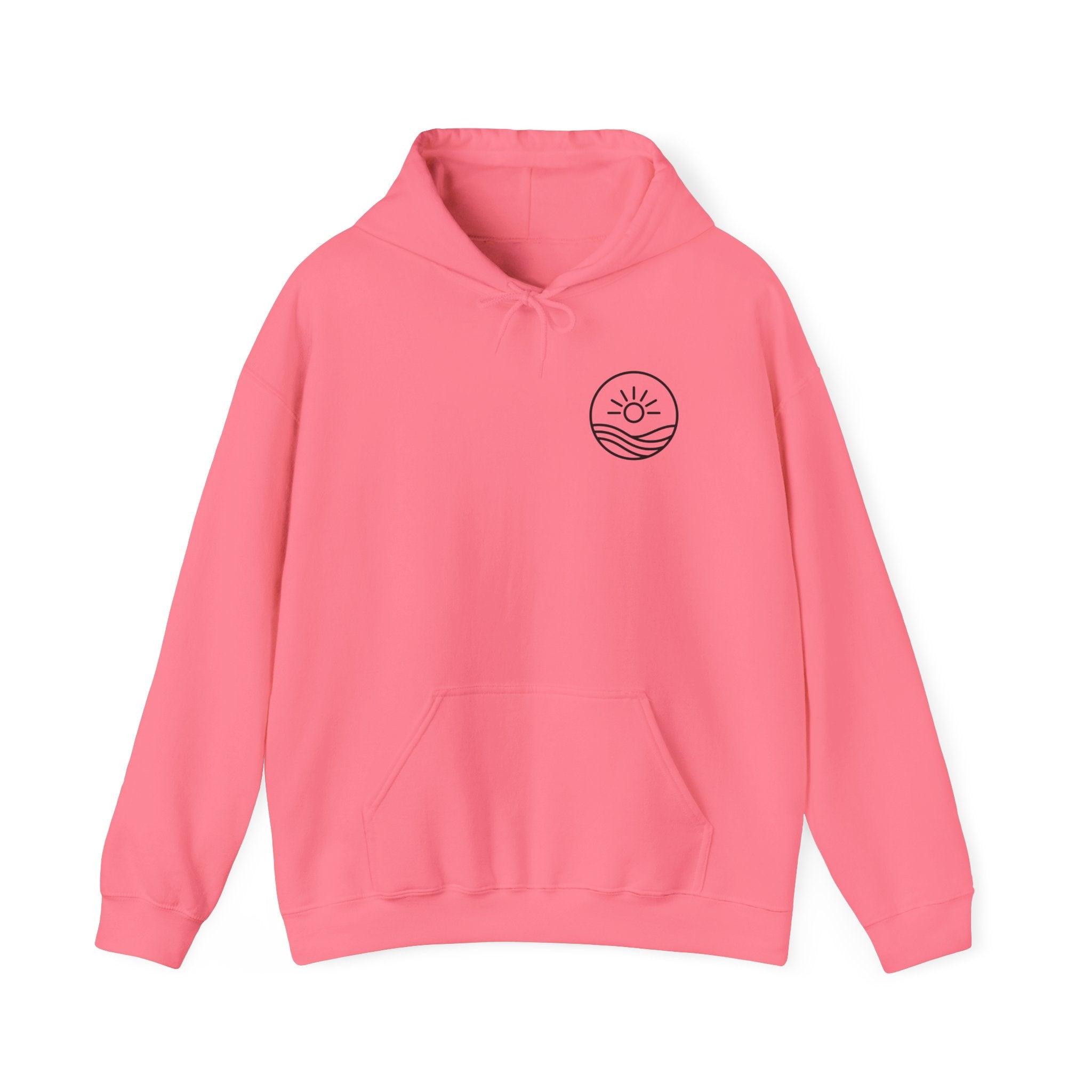 Sunrise Waves Hoodie – Minimal Beach