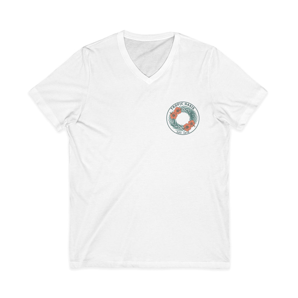 V-Neck  Beach -Tee