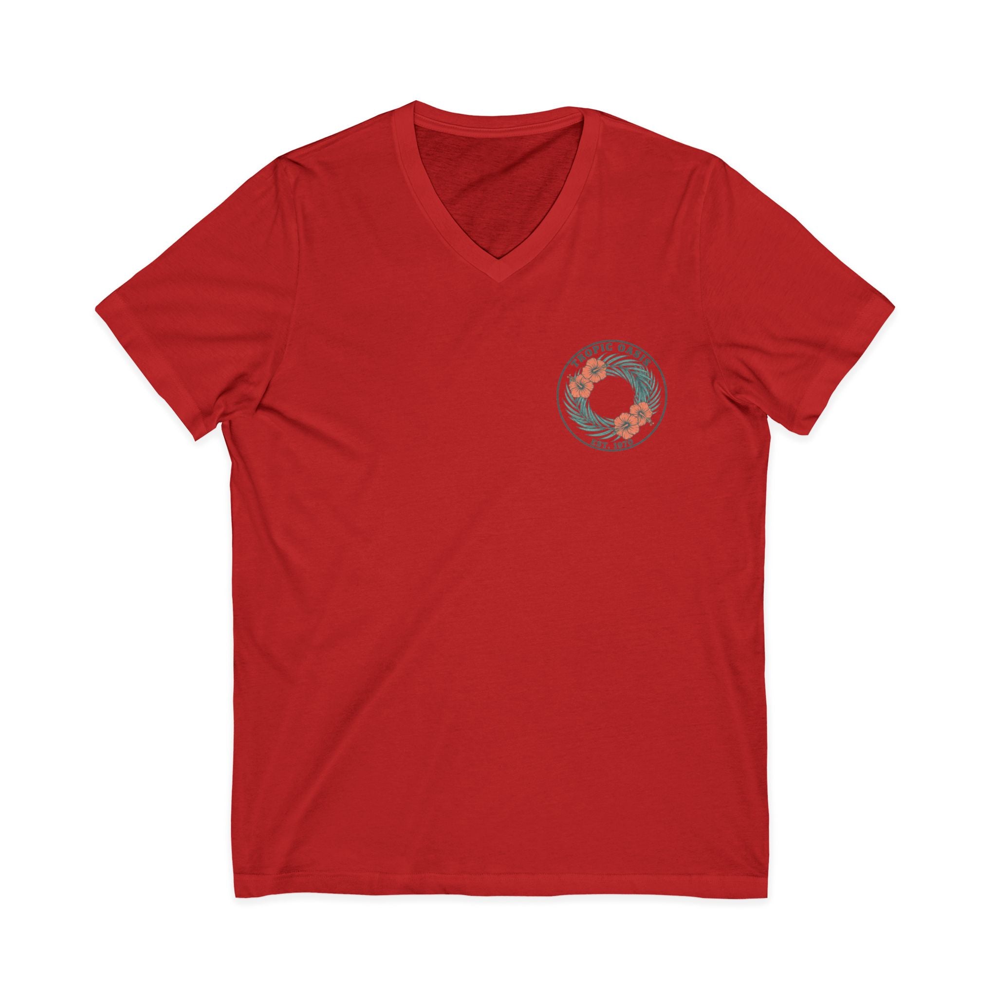 V-Neck  Beach -Tee