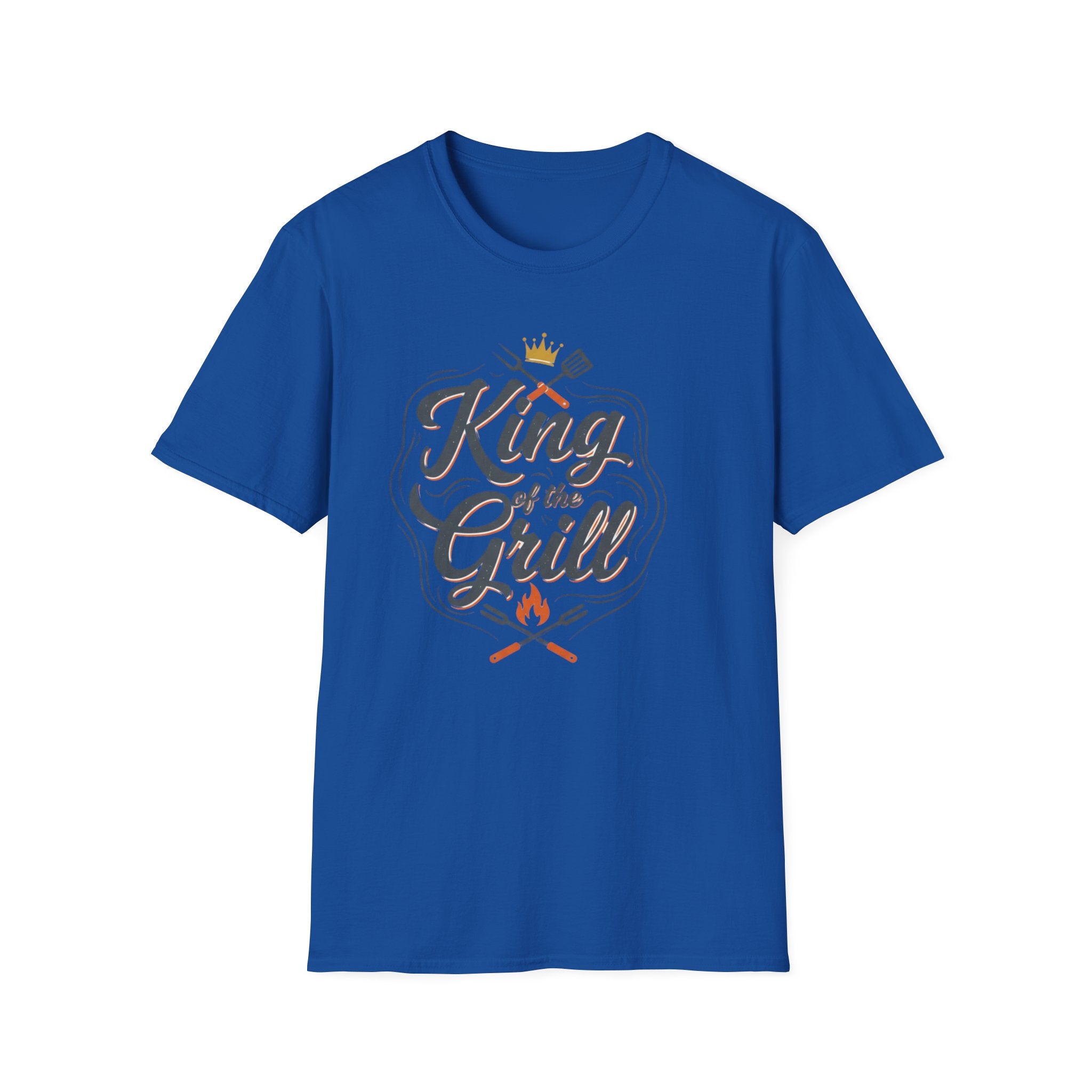 King of the Grill T-Shirt – BBQ Chef Grilling Shirt for Dad & Grill Masters